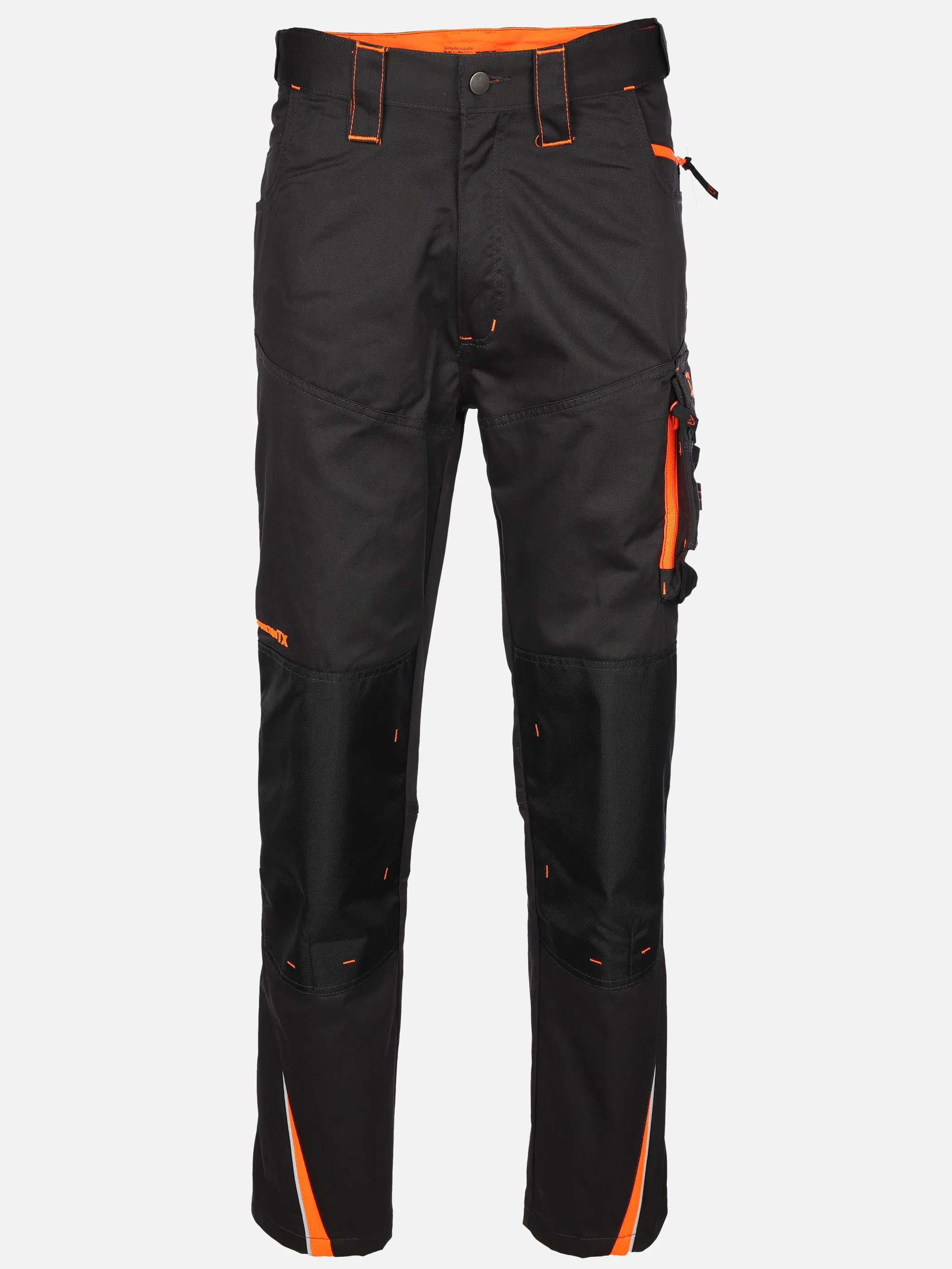 Worker He. Arbeitshose Neon Schwarz 929610 BL N ORANG 1