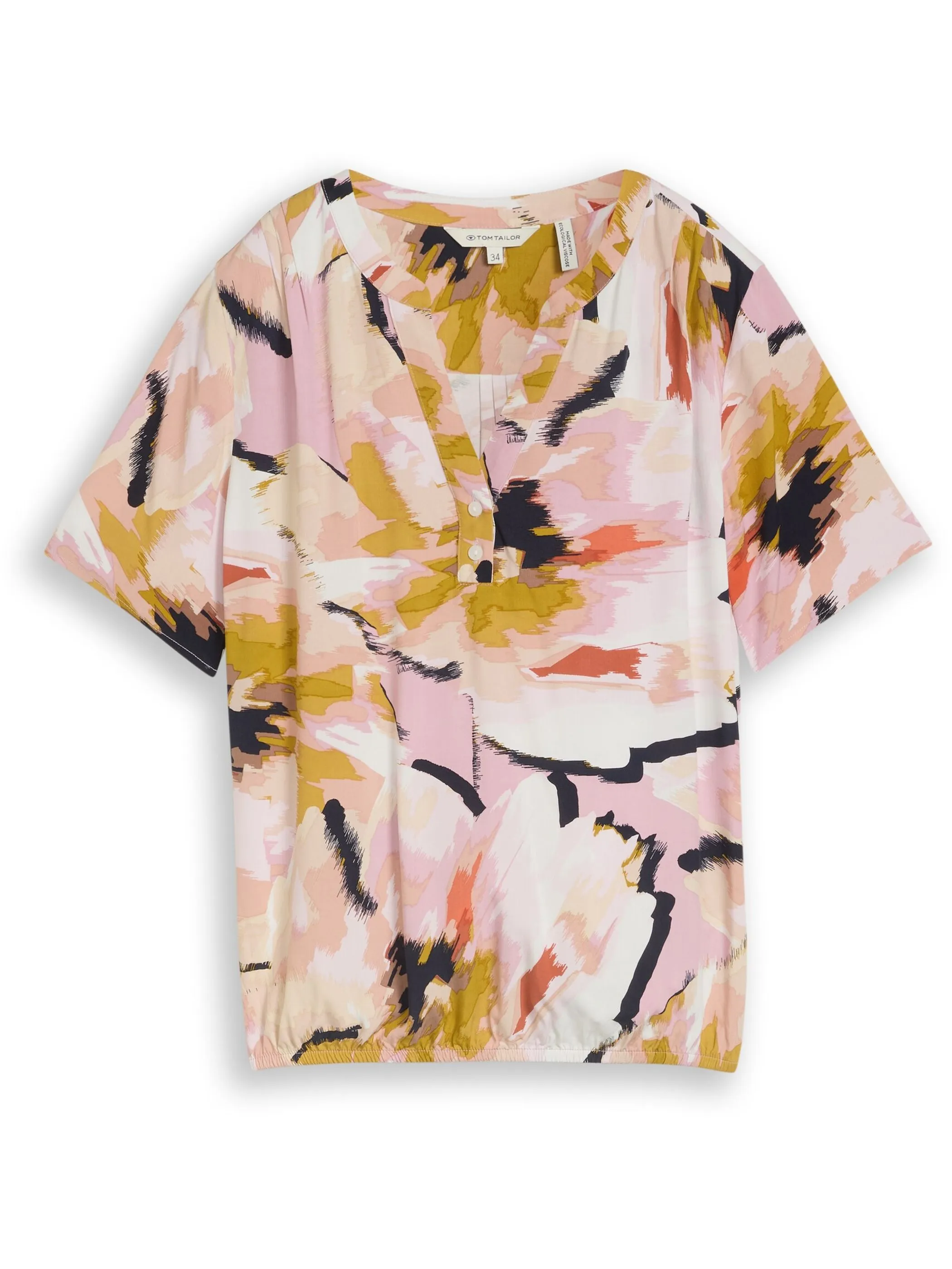 Tom Tailor 1049796 NOS blouse printed shortsleeves Bunt 921983 39736 5