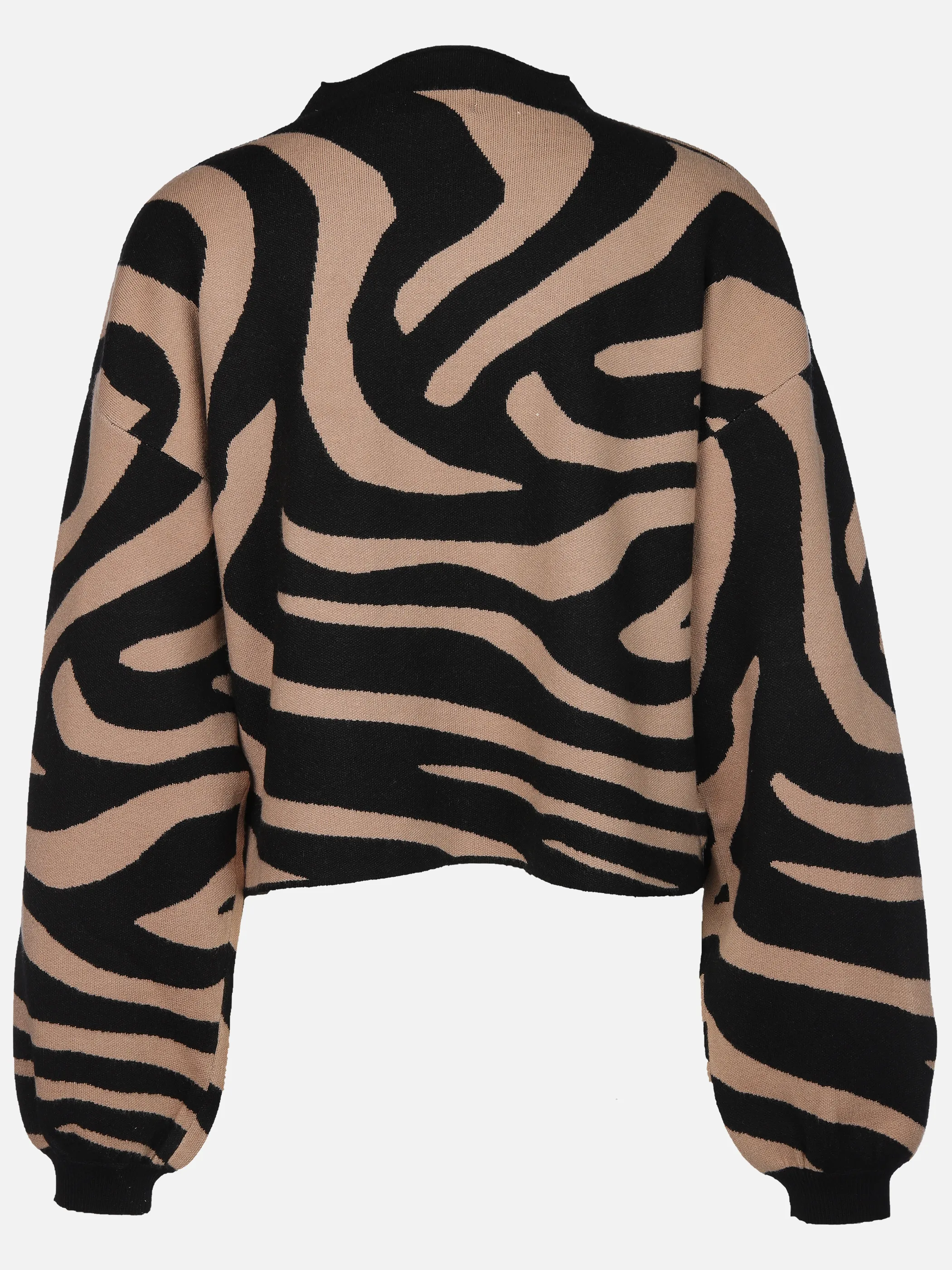 Apricot X129072 Apricot Zebra Jacquard Drop Should Jump Schwarz 922465 BLK 2