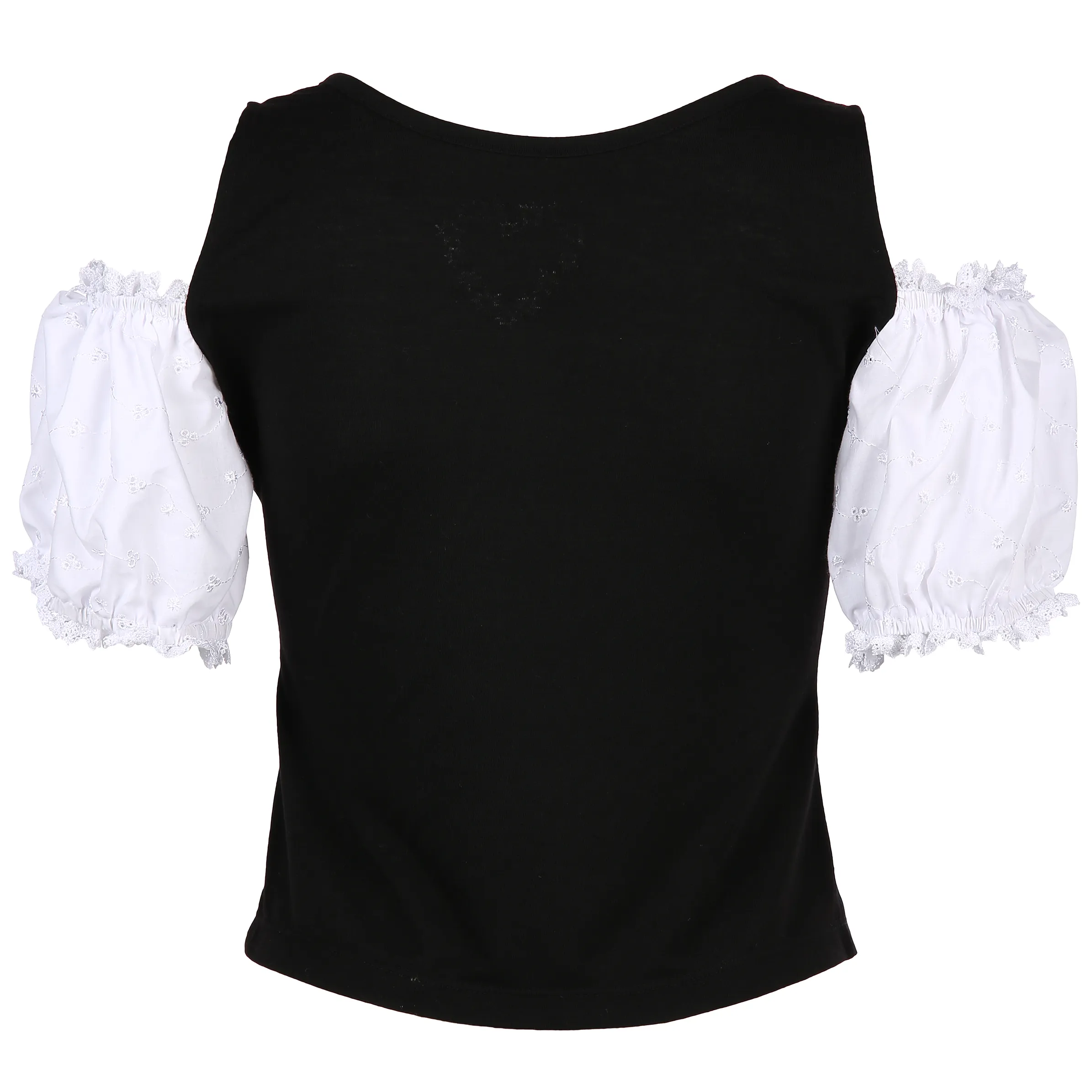 Brandl Tracht Da-Blusenshirt m. Schnürung Schwarz 810324 SCHWARZ/RO 2 Brandl Tracht Da-Blusenshirt m. Schnürung Schwarz 810324 SCHWARZ/RO 2