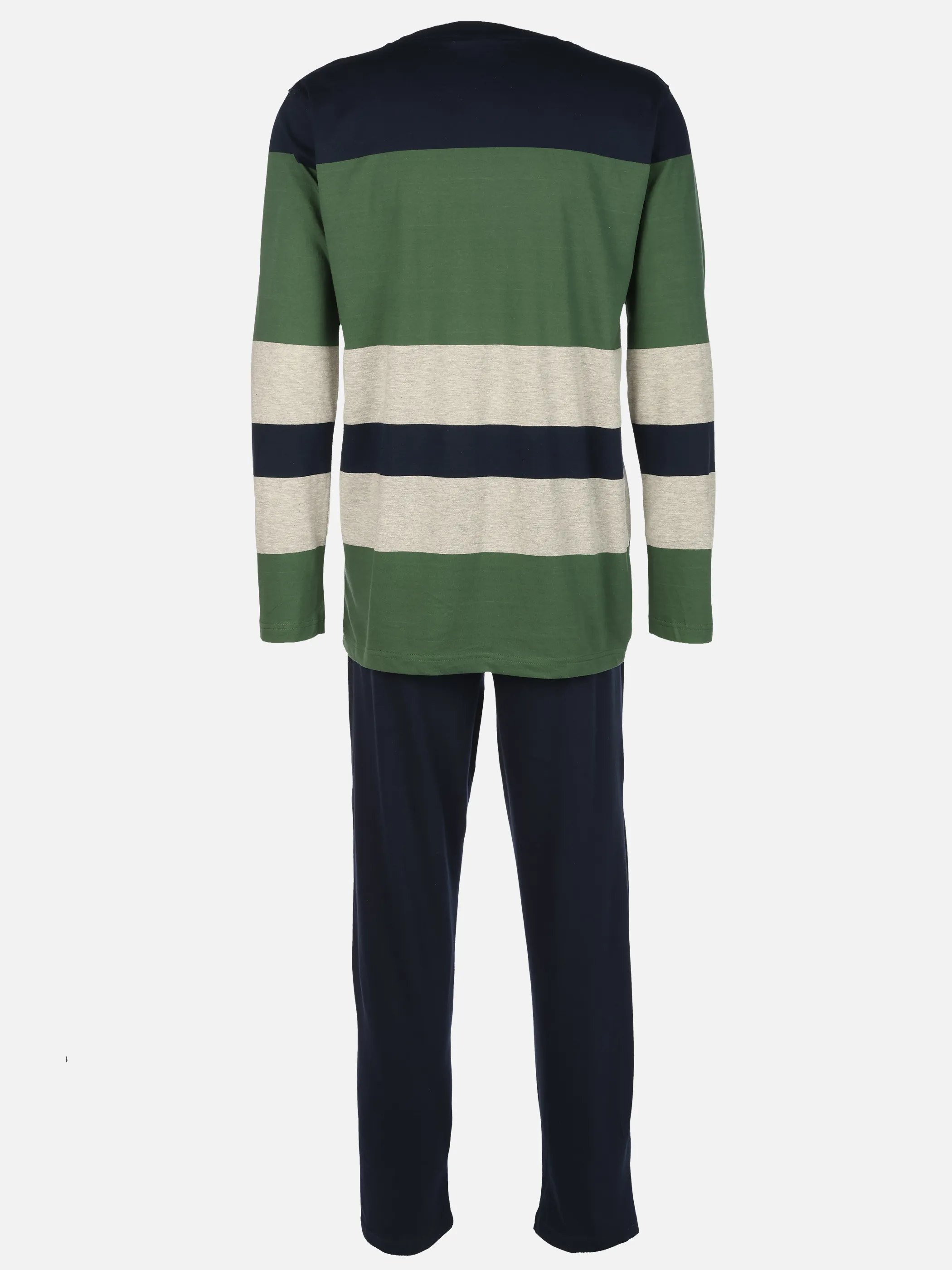 Jim Spencer He. Pyjama lang Color Block Blau 916196 NAVY 2