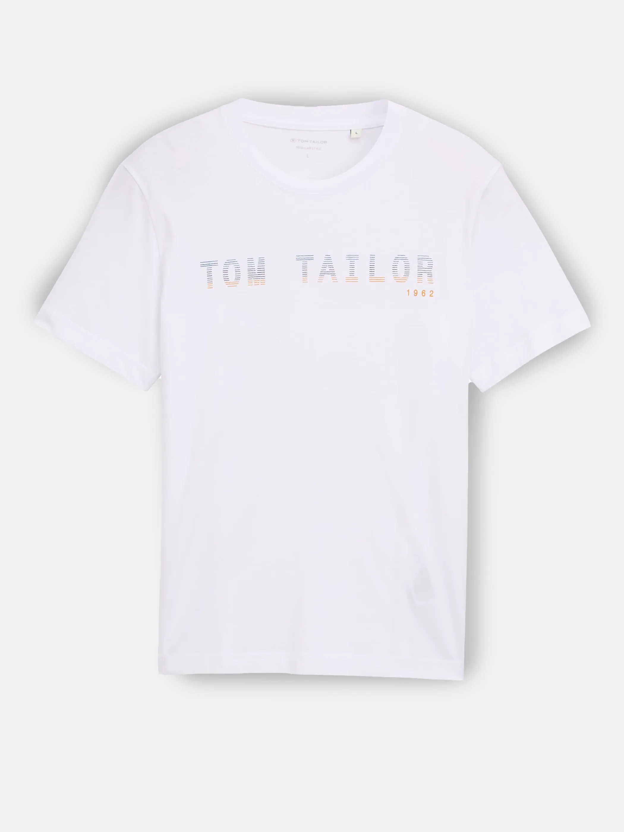 Tom Tailor 1046789 t-shirt with print Weiß 910584 20000 1