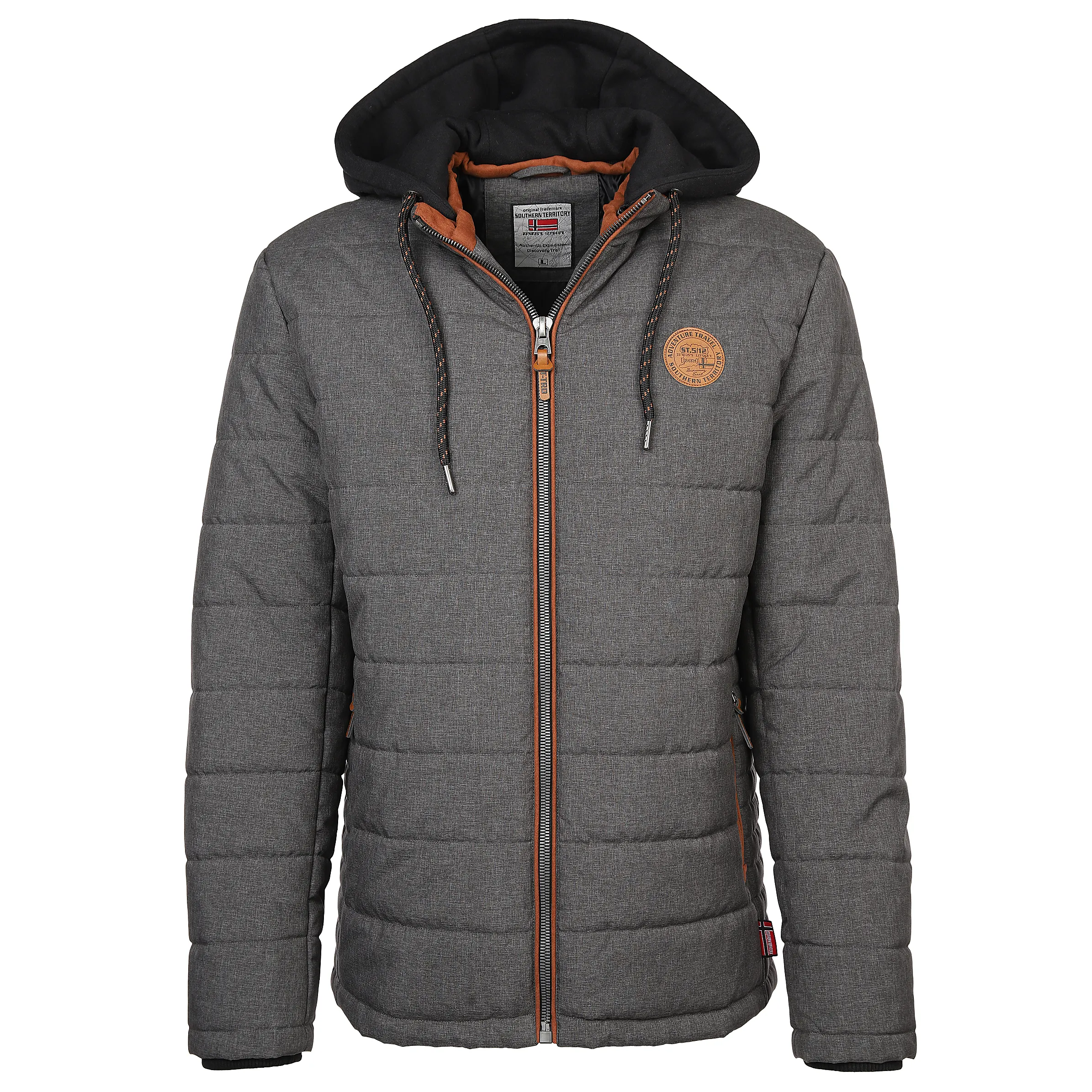 Southern Territory He. Steppjacke melange Grau 880529 DUNKELGRAU 1