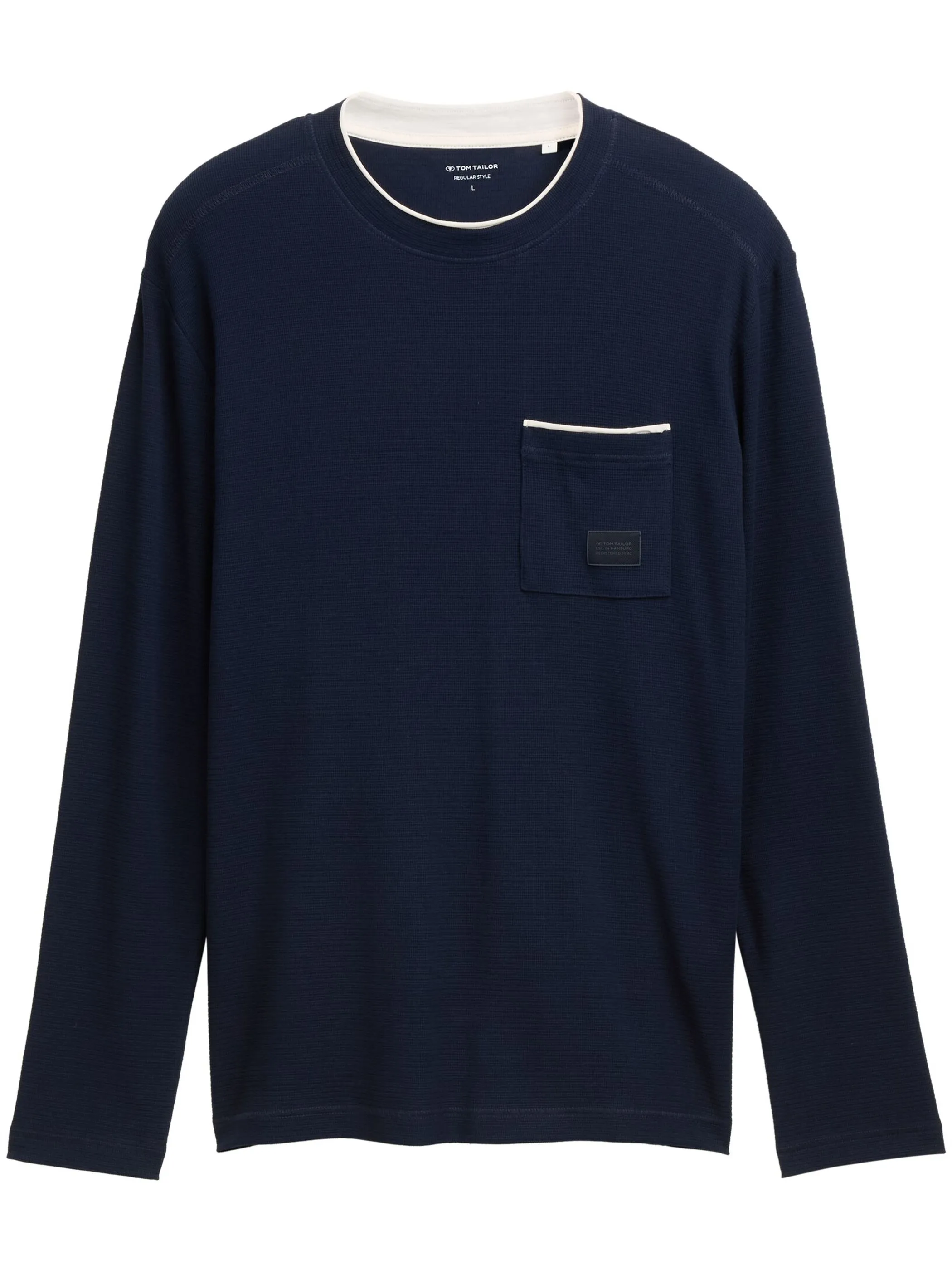 Tom Tailor 1047797 detailed longsleeve Blau 914869 10668 1