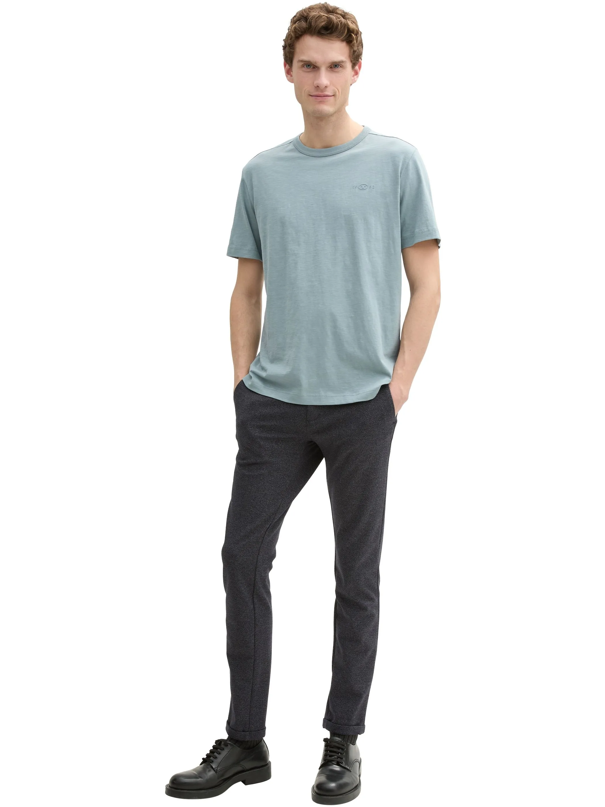 Tom Tailor 1045627 t-shirt with print Grau 905883 27475 2