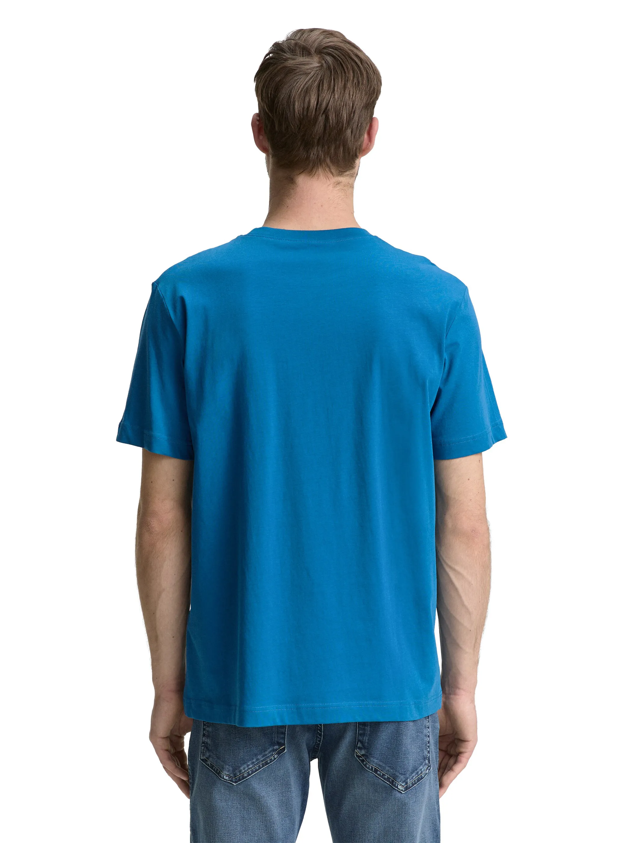 Tom Tailor 1046793 t-shirt with print Türkis 910586 28857 2
