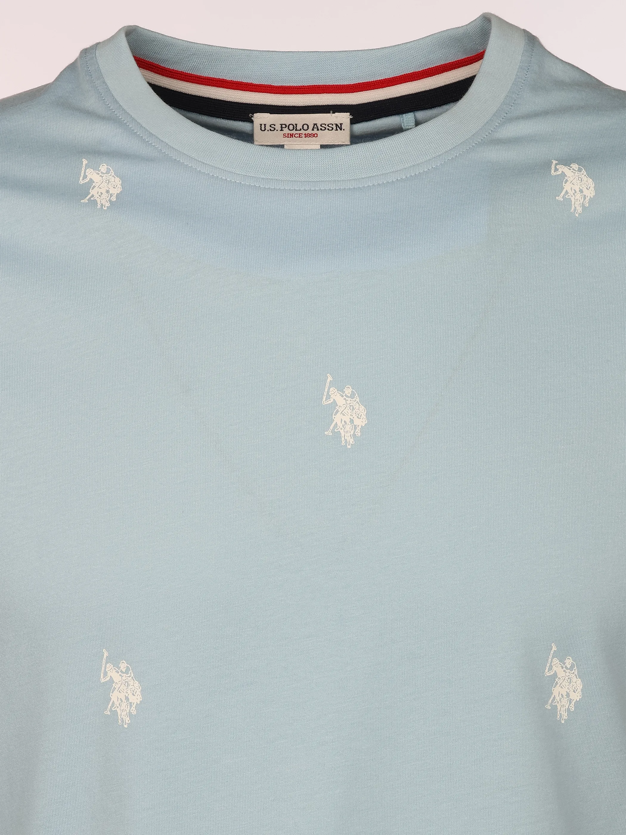 U.S. Polo Assn. T-Shirt Blau 924154 LIGHT BLUE 3