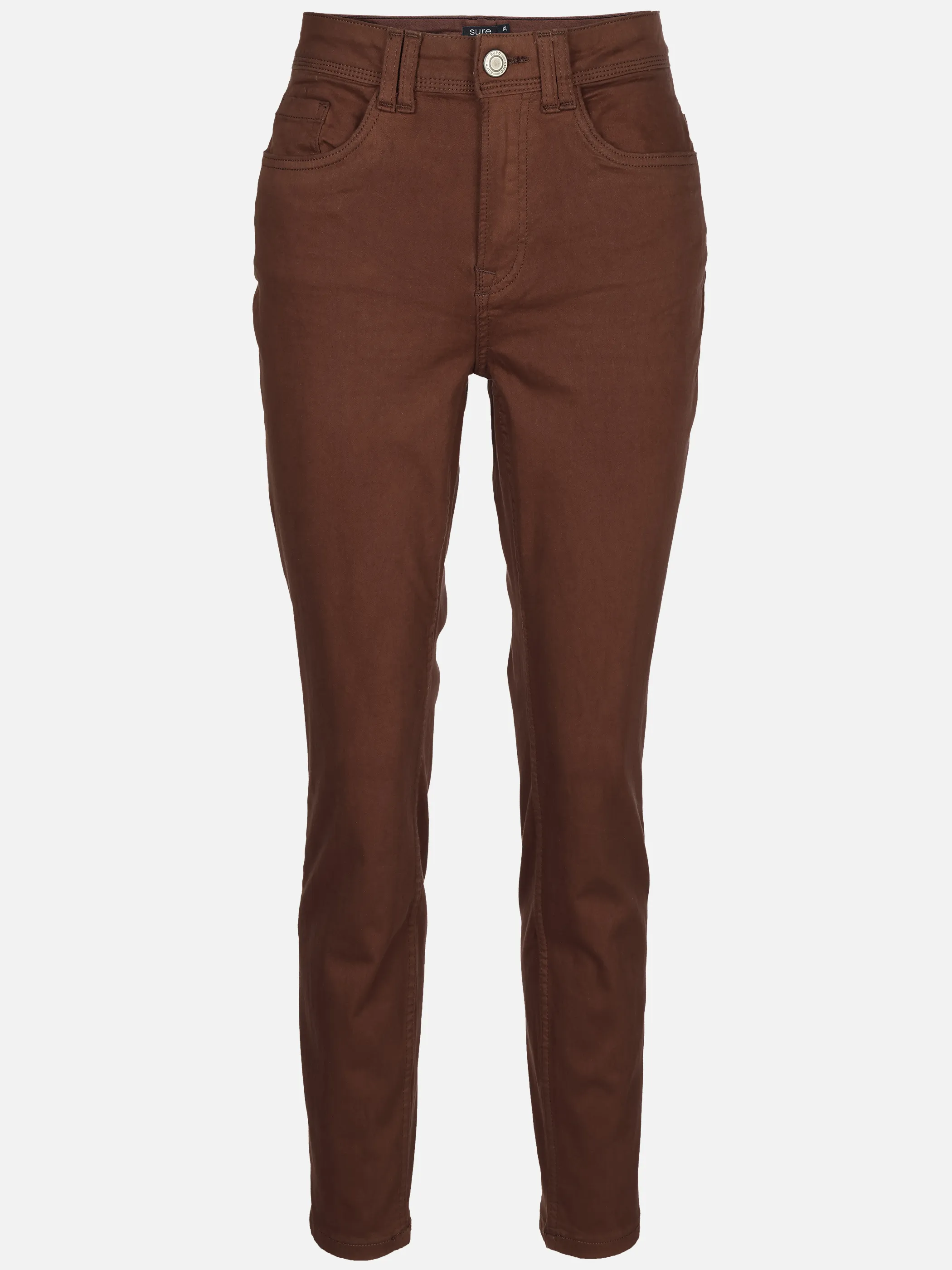 Sure Da-Hose "Tanita" super slim fit Braun 930683 BROWN 1