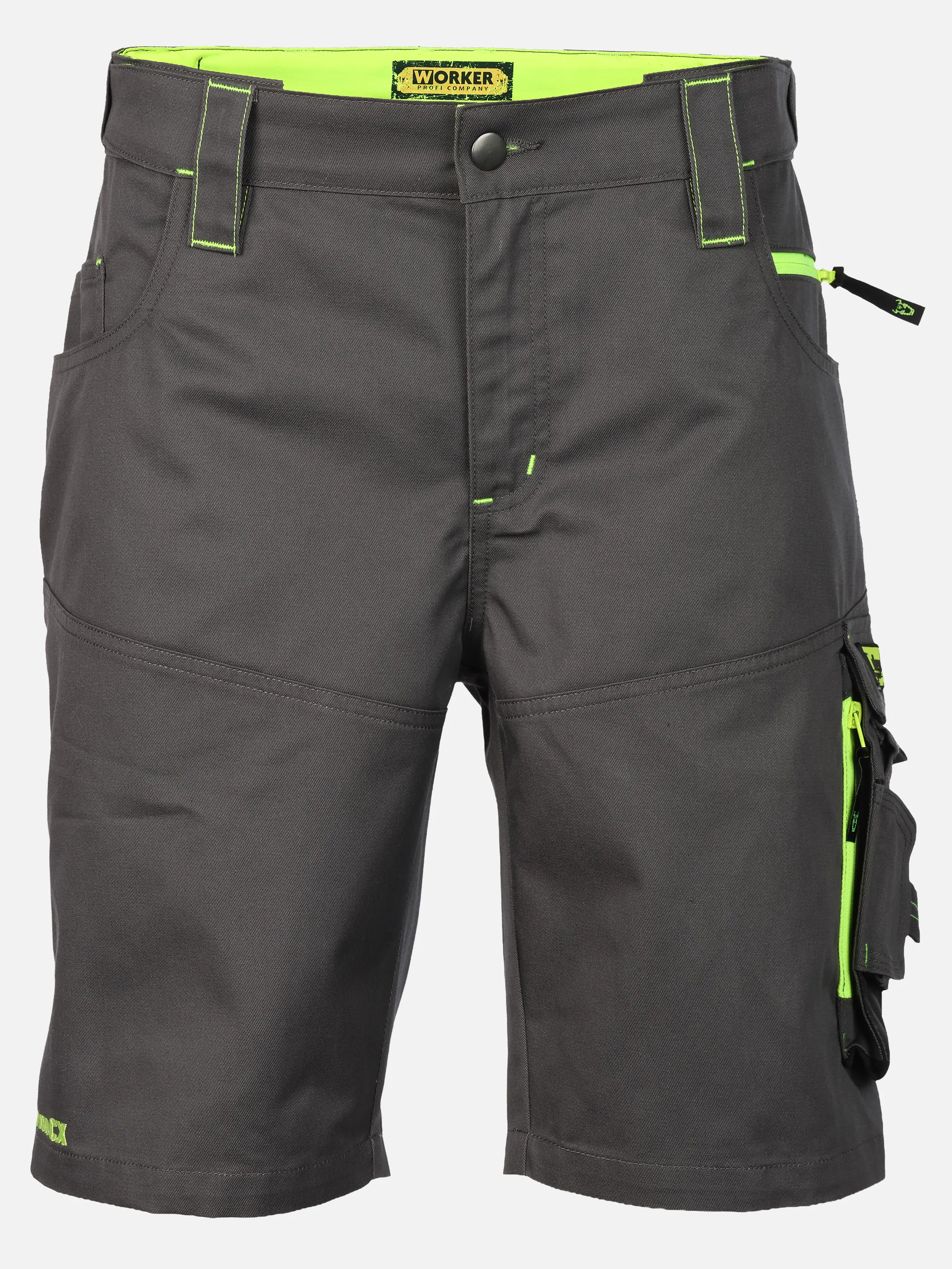 Worker He. Workershorts Neon Grau 923264 GRAU/GELB 1
