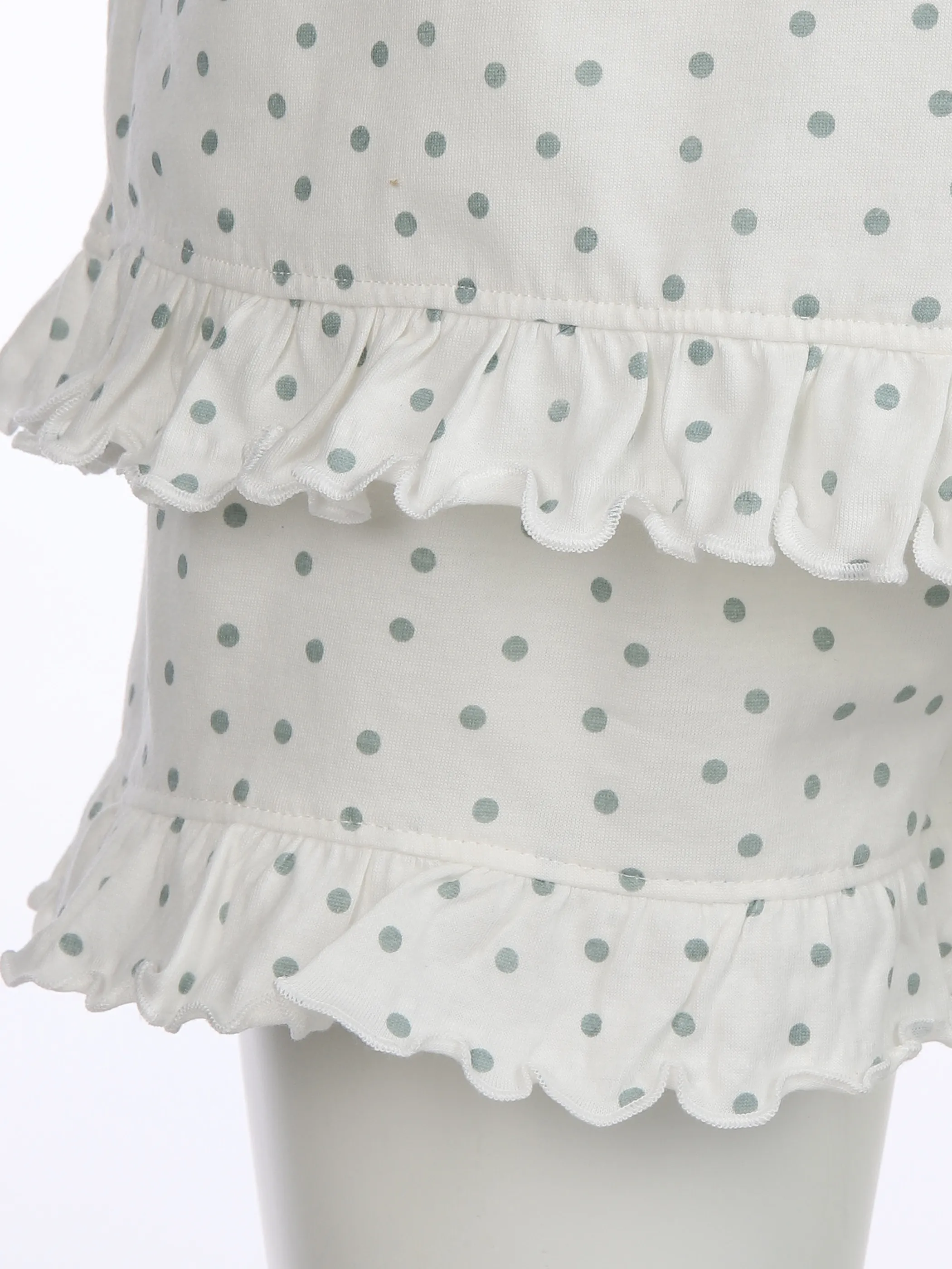 Sure Da Shorty gepunktet Top+Short Weiß 892636 ECRUE 3