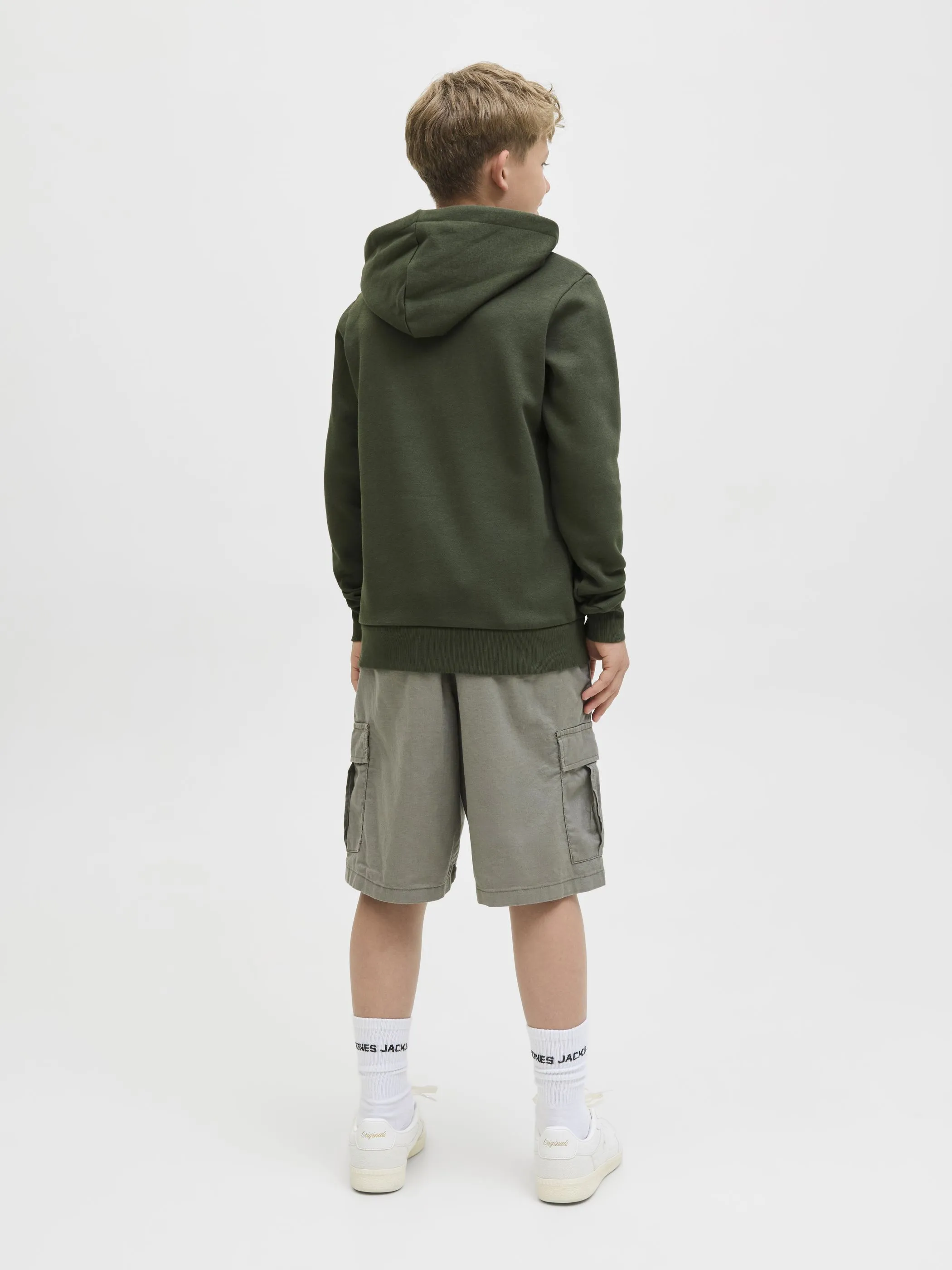 Jack&Jones Junior 12152841 JJECORP LOGO SWEAT HO Grün 847246 176438018 2