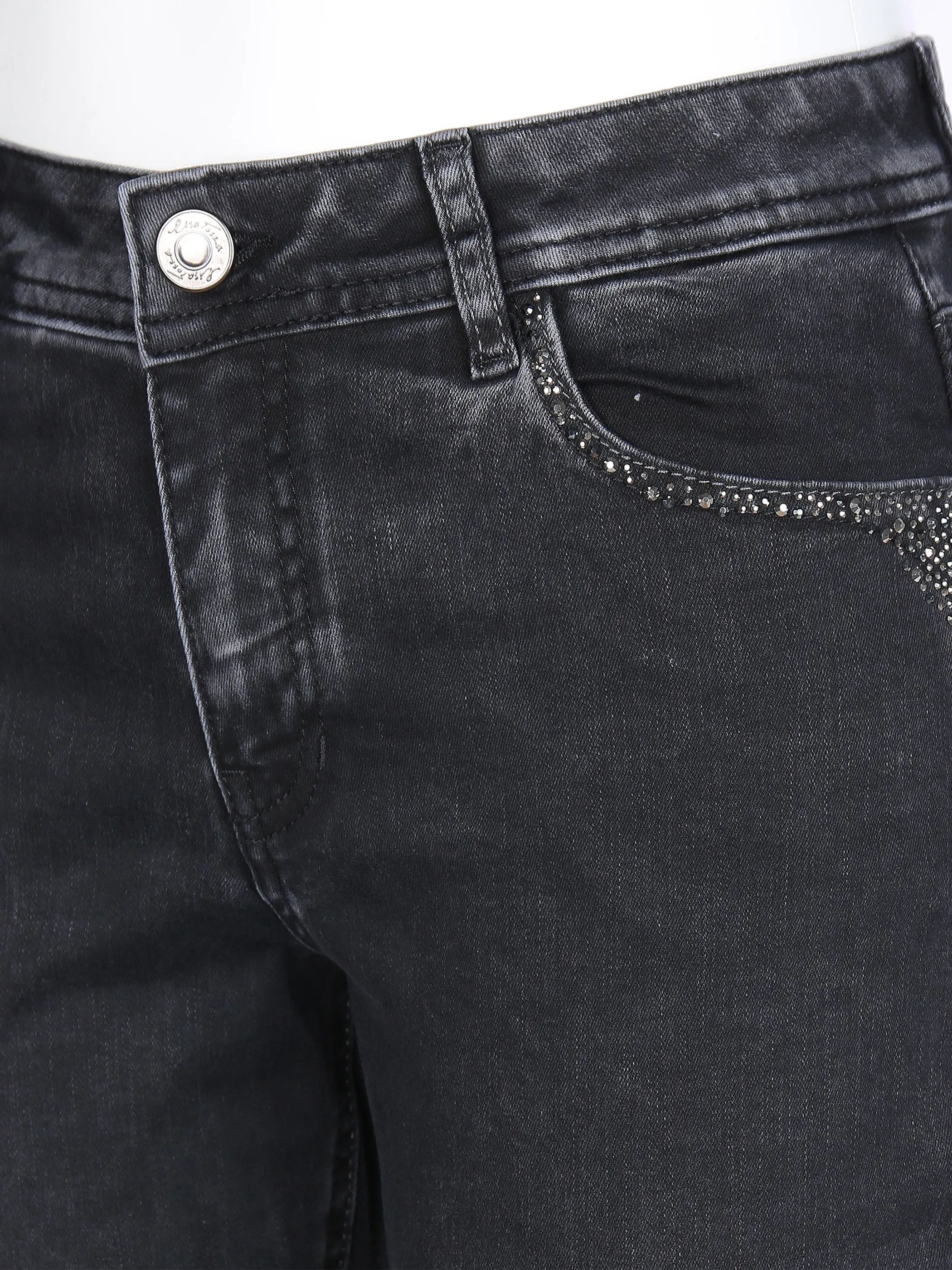 Lisa Tossa Da-Jeans Slimfit Hanna 5-Pocke Schwarz 845533 SCHWARZ 3