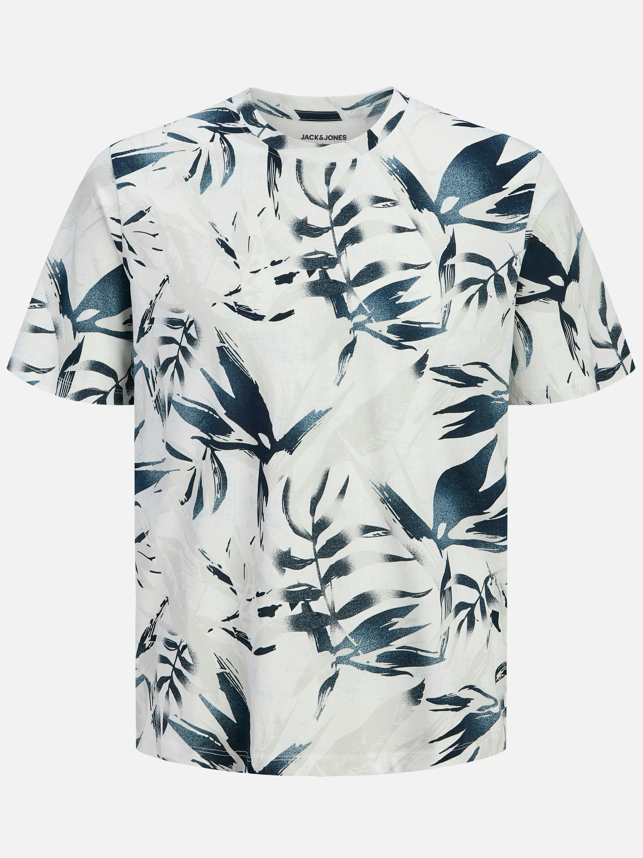 Jack&Jones Junior 12289895 JJHONOLULU AOP TEE SS CREW NECK JNR Weiß 920177 177642 1