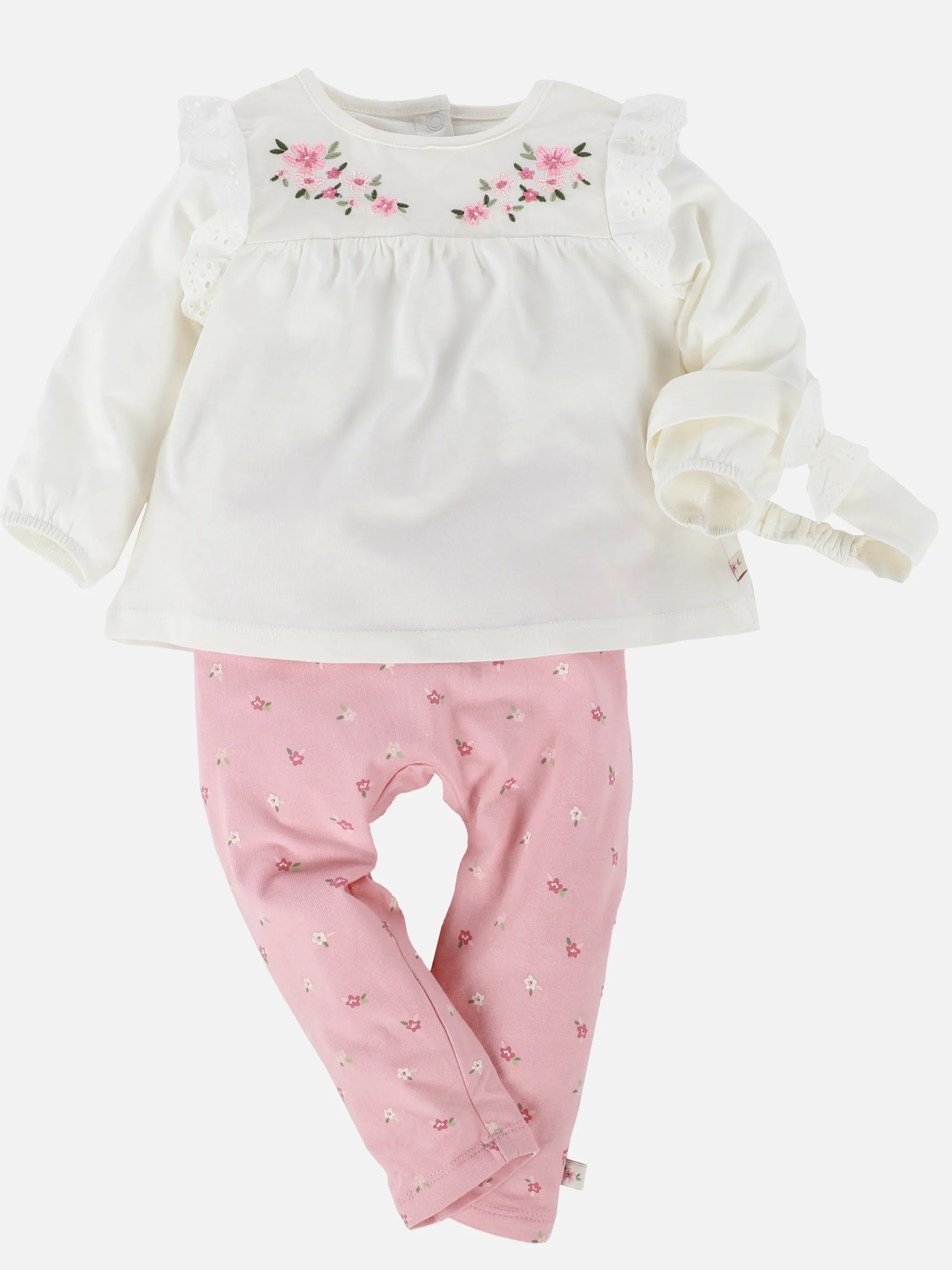 Bubble Gum BM 3tlg. Set Longsleeve mit Stickerei und Leggings Bunt 905529 MEHRFARBIG 1
