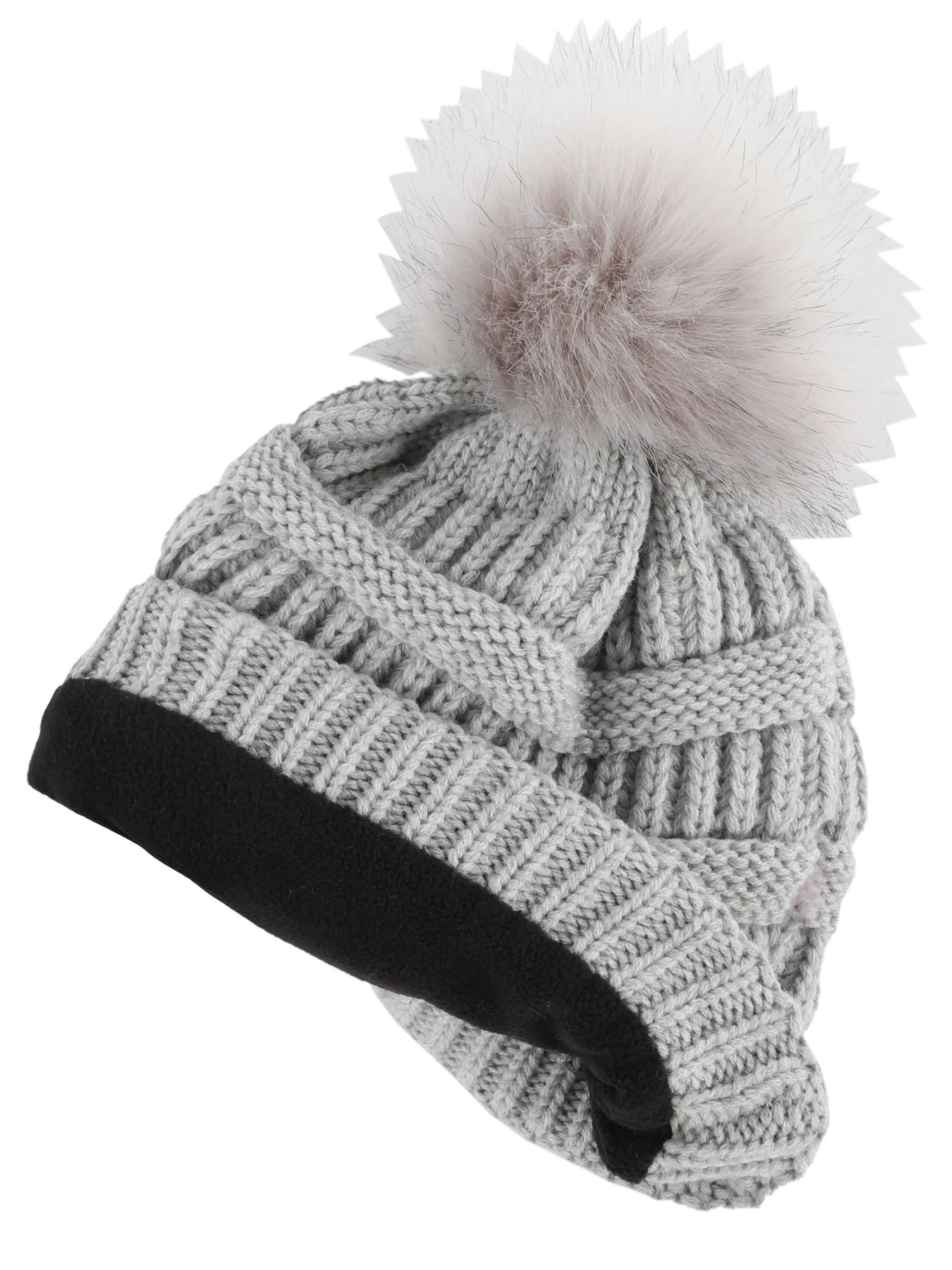 Lisa Tossa Da-Strickmütze Grau 916752 GREY 3