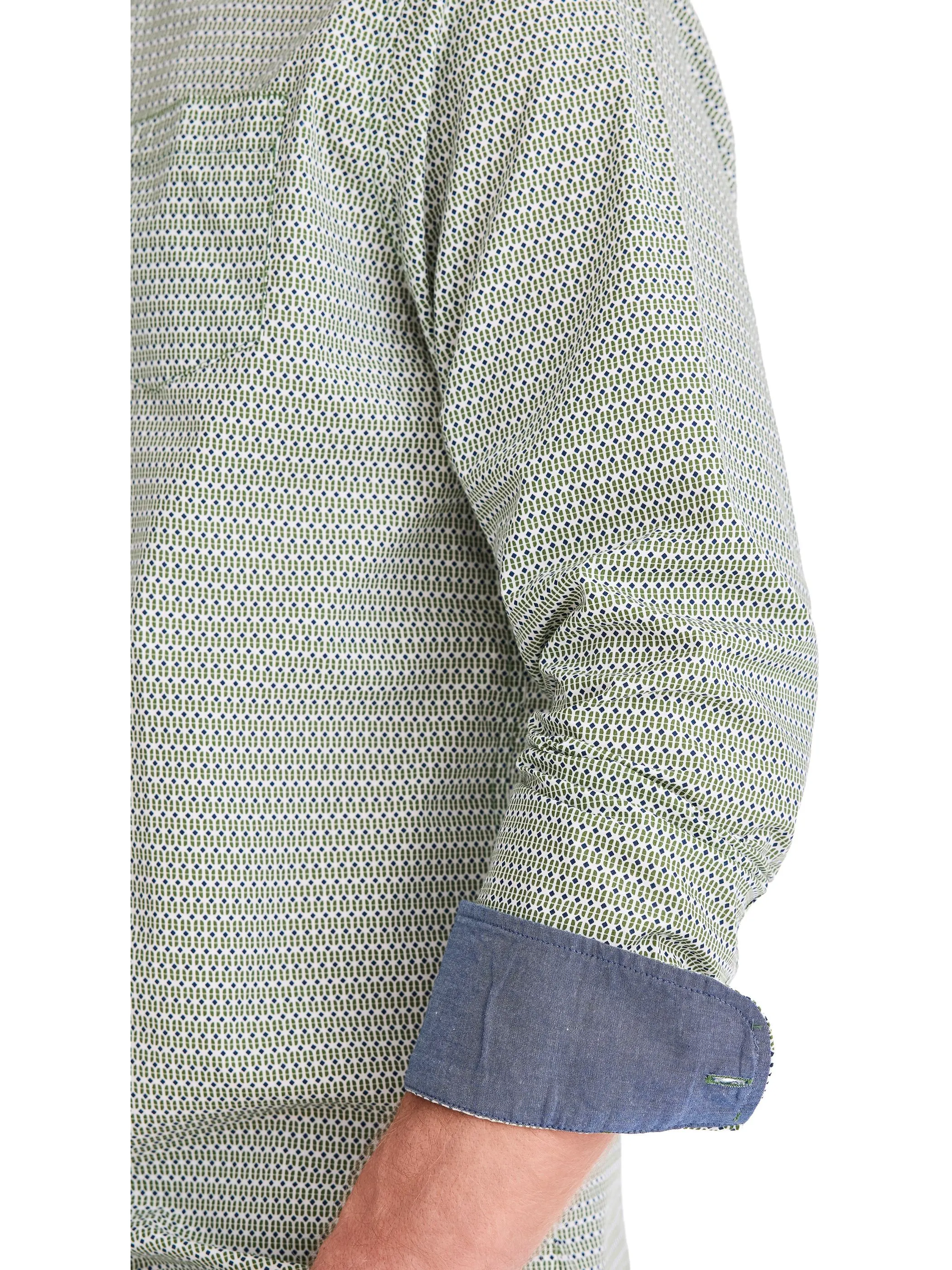 Stooker HAKA 73150380009117 He. Bluse/Hemd, Grün 919849 9117 3