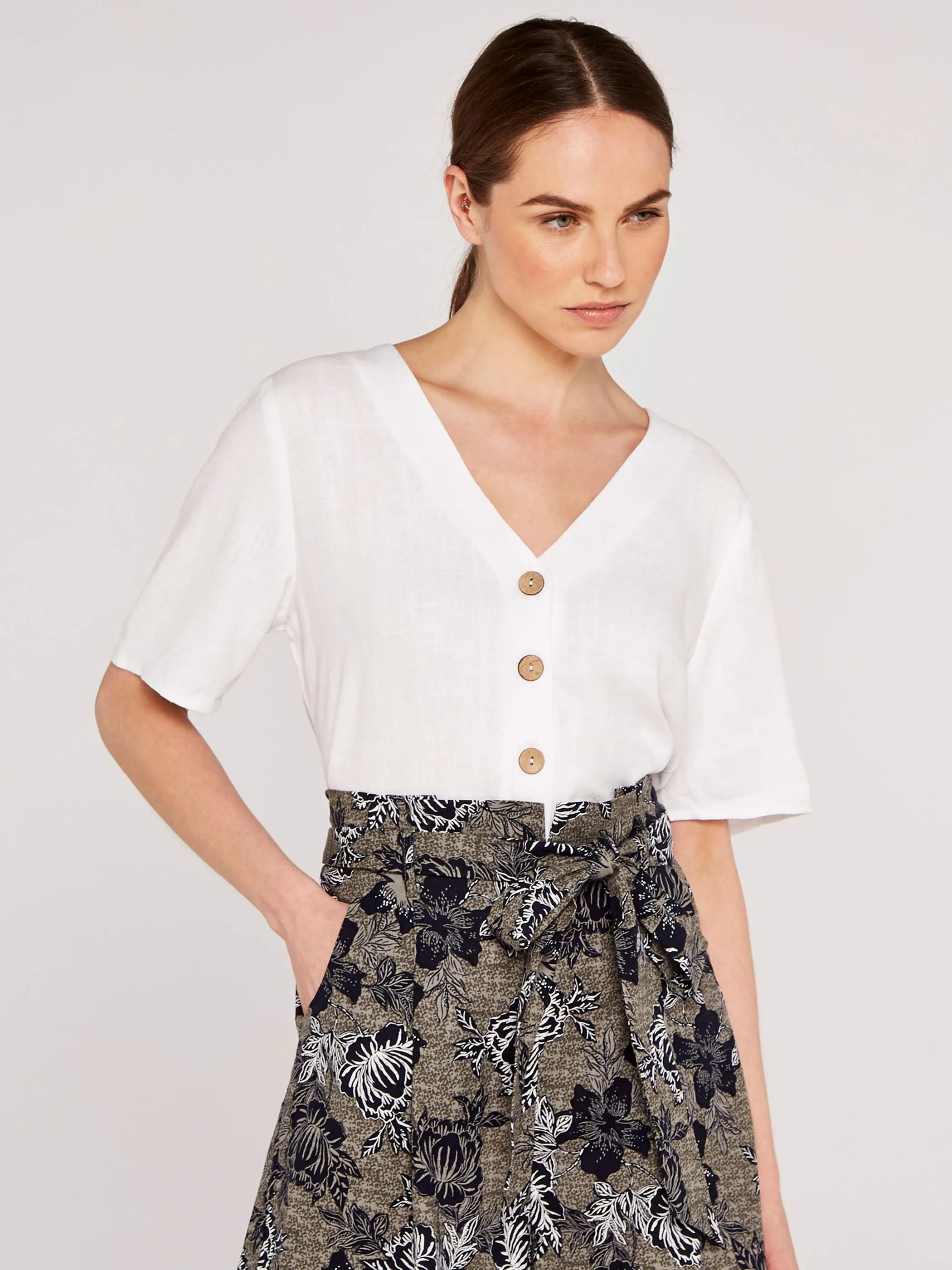 Apricot 460874 Apricot Half Sleeve But Weiß 900759 CRM 4