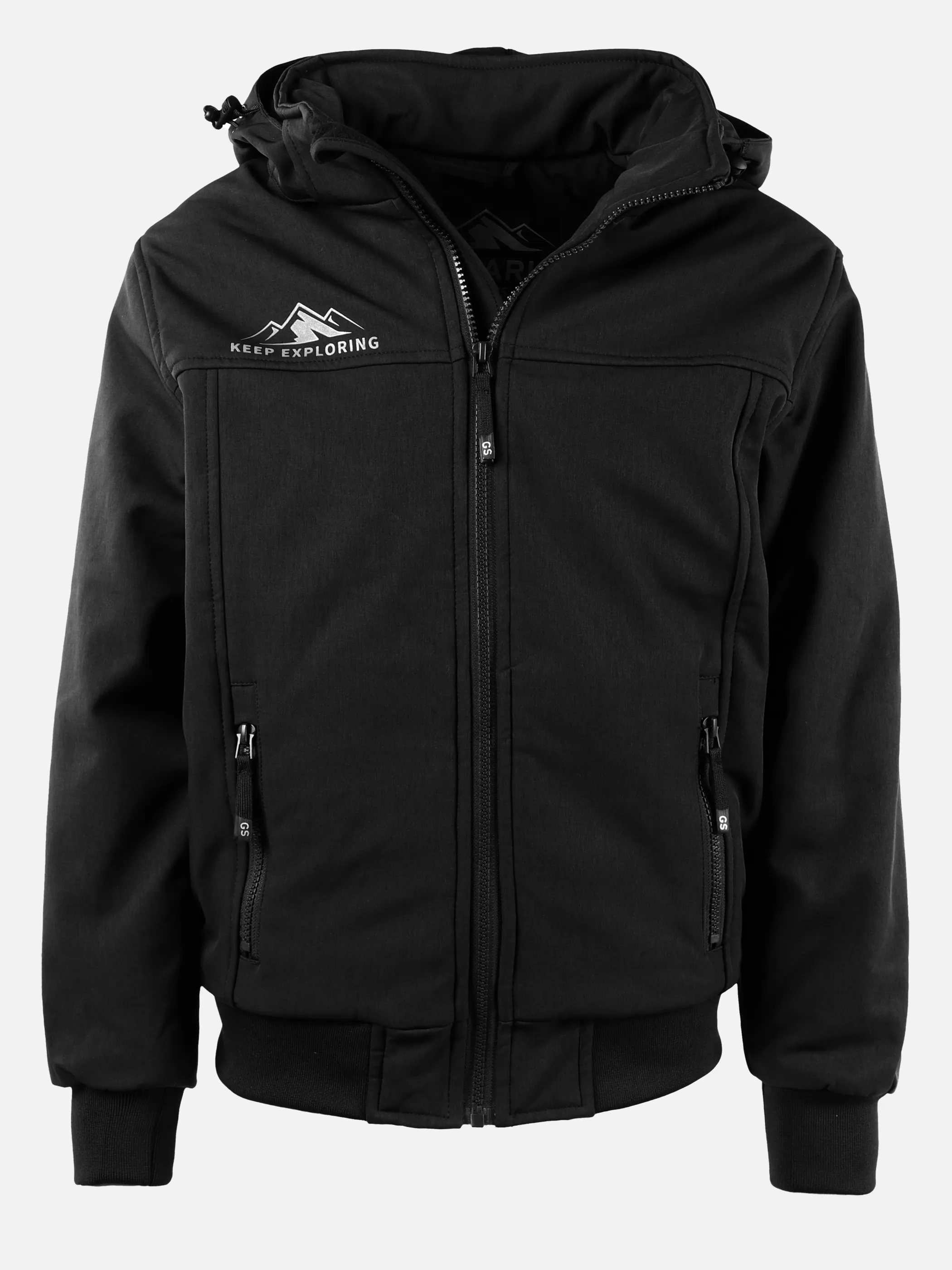 Grinario Sports TB- Softshell Jacke Schwarz 912690 BLACK 1
