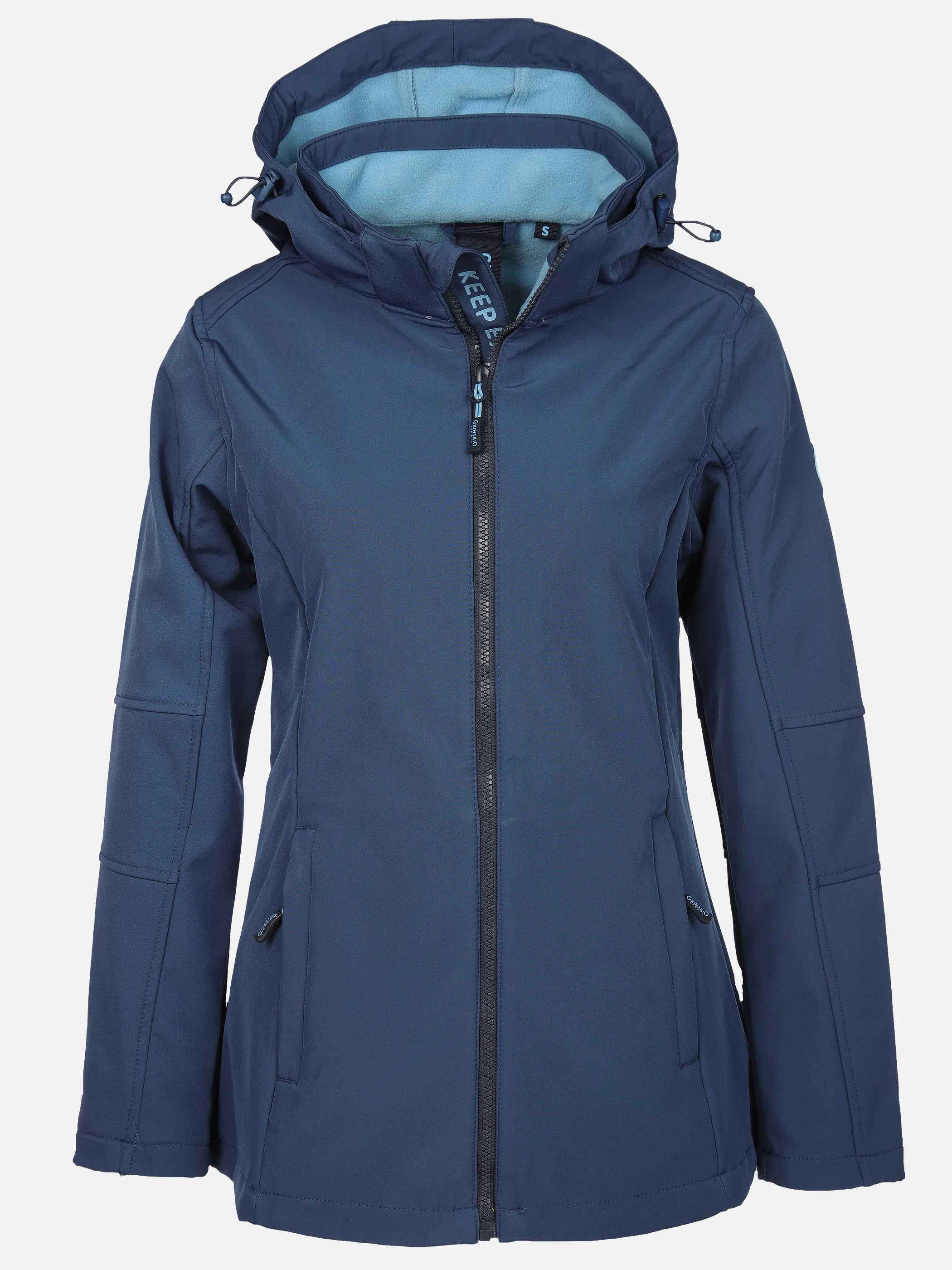 Grinario Sports Da-Softshelljacke m. Kapuze Blau 912552 BLUE MEL. 1 Grinario Sports Da-Softshelljacke m. Kapuze Blau 912552 BLUE MEL. 1
