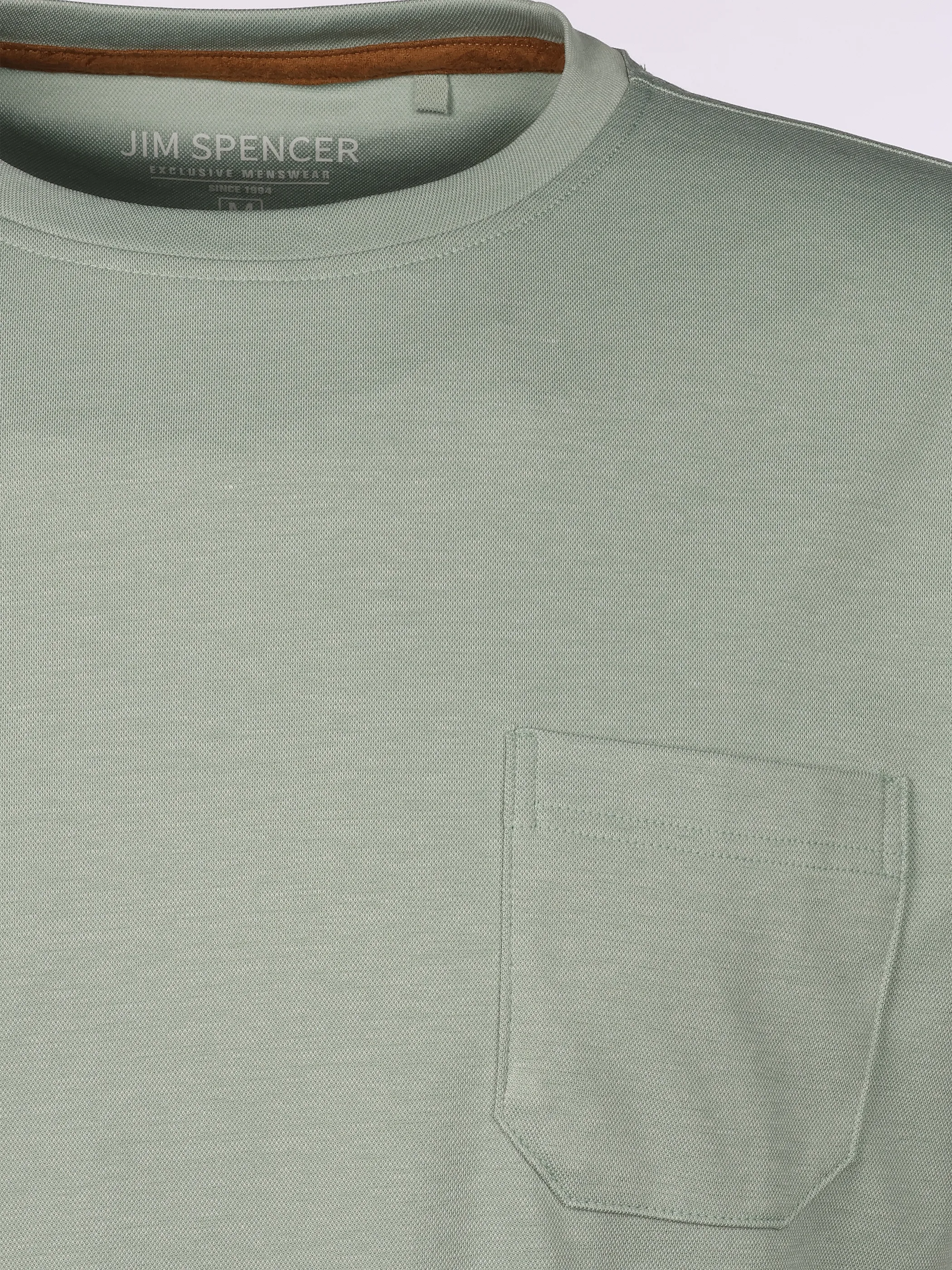 Jim Spencer He. T-Shirt 1/2 Arm twisted Grün 922528 MINT 3