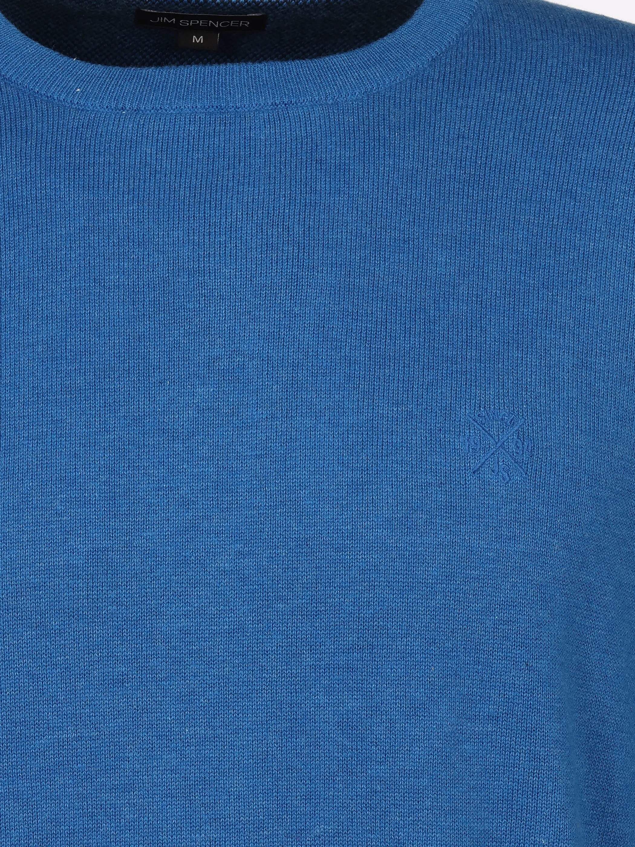 Jim Spencer He. Pullover uni seasonal RH Blau 918643 KOBALT MEL 3