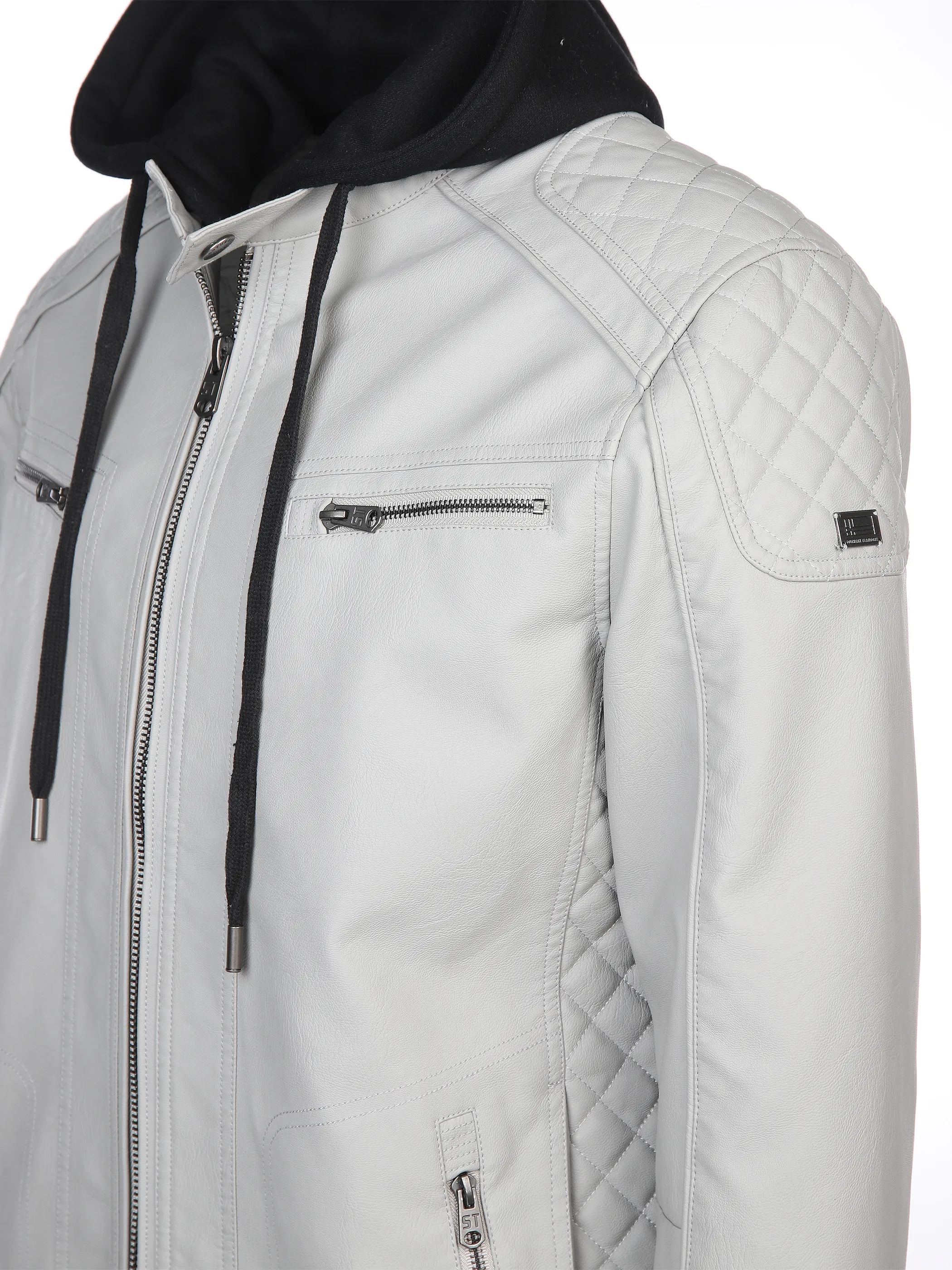 Southern Territory He. Bikerjacke Kapuze grau Silber 903743 HELLGRAU 3 Southern Territory He. Bikerjacke Kapuze grau Silber 903743 HELLGRAU 3