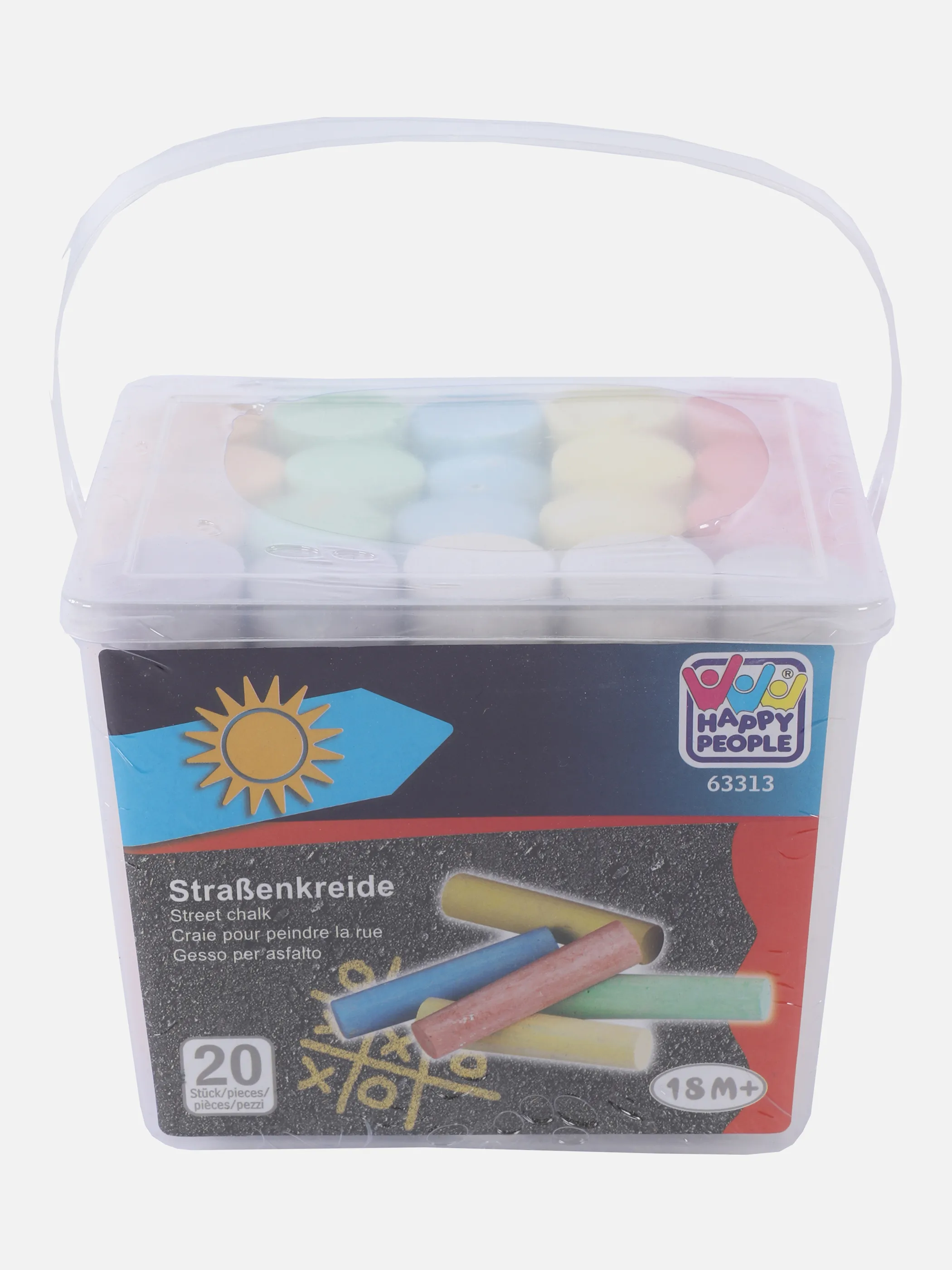 Spielzeug Straßenkreide im Eimer 20 Stüc Weiß 869921 BUNT 1 Spielzeug Straßenkreide im Eimer 20 Stüc Weiß 869921 BUNT 1