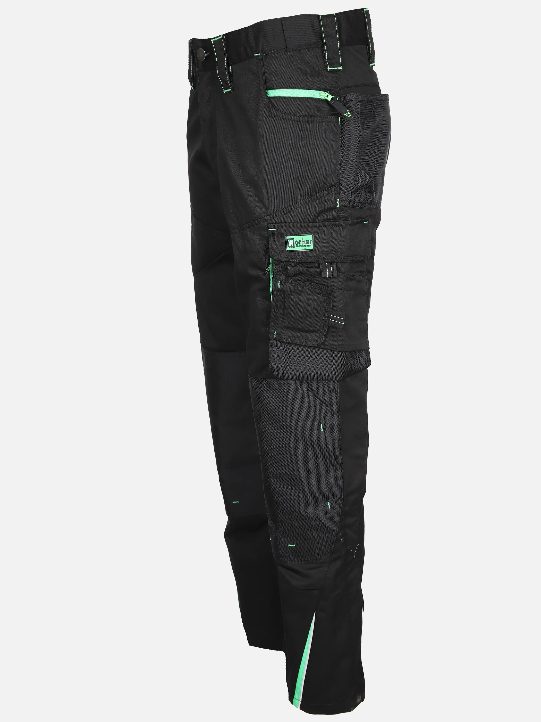 Worker He. Berufshose Neon Schwarz 828782 BLACK/GREE 3 Worker He. Berufshose Neon Schwarz 828782 BLACK/GREE 3