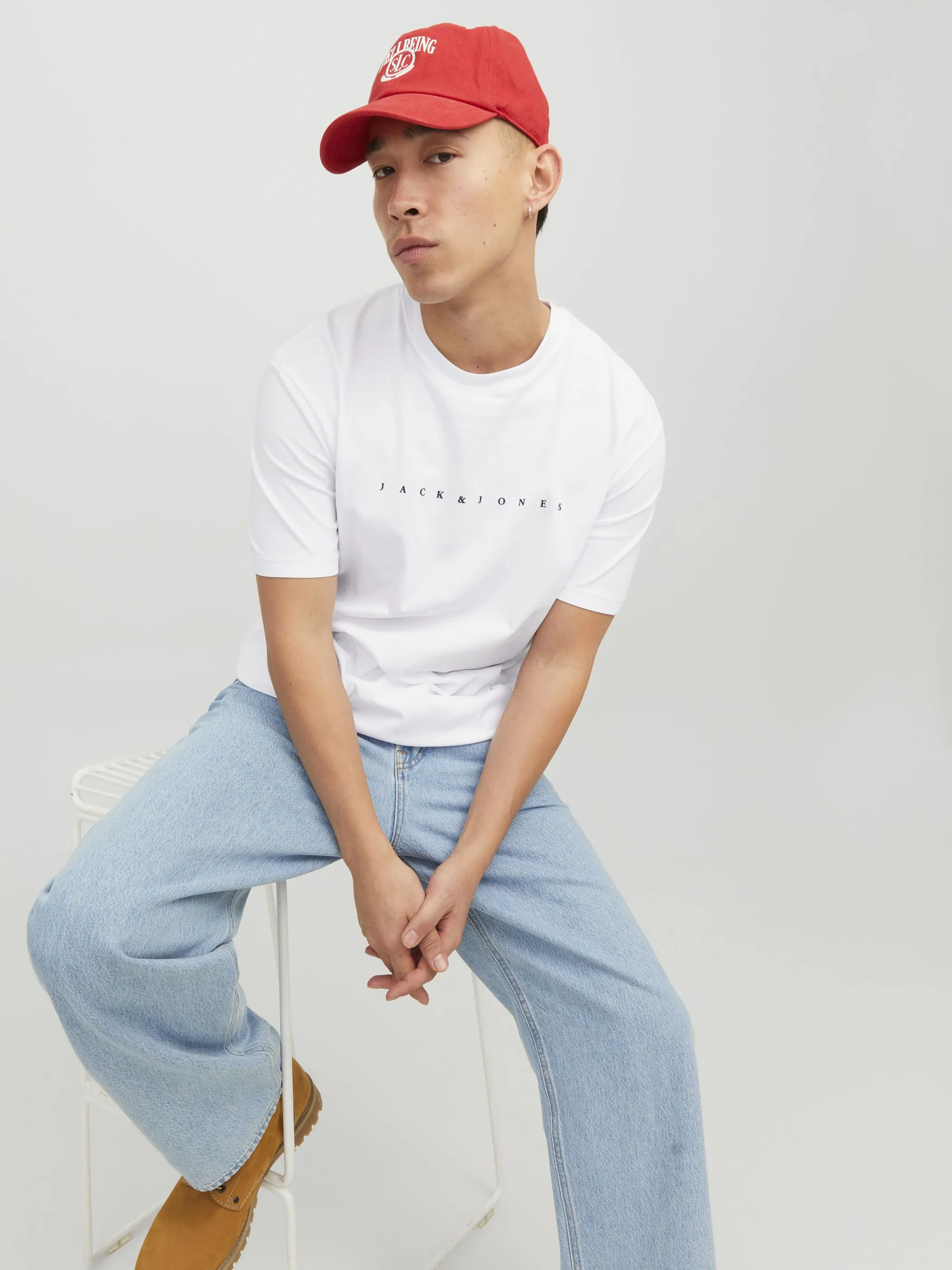 Jack Jones 12234746 JJESTAR JJ TEE SS NOO Weiß 886675 178074 5