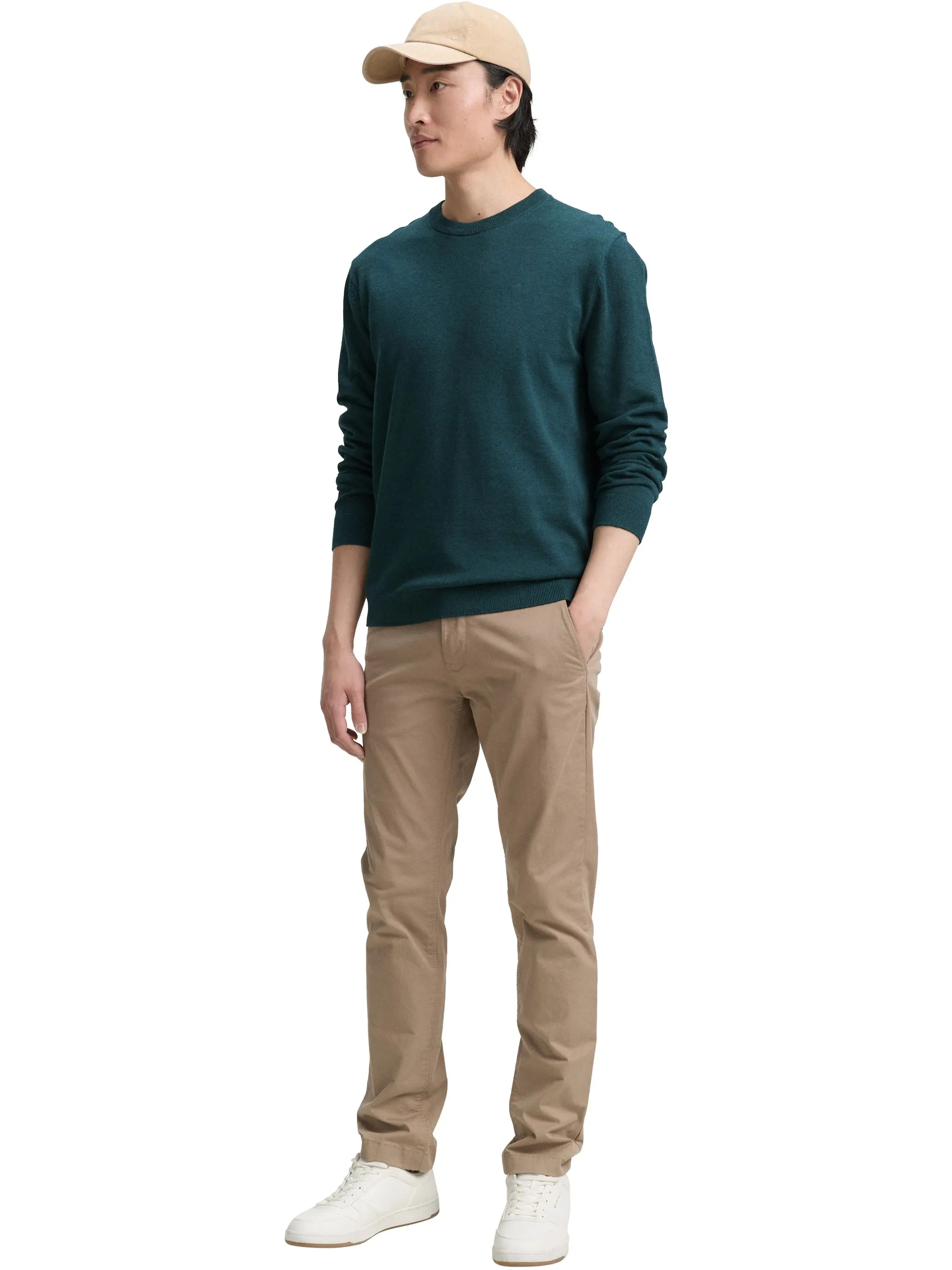 Tom Tailor 1039805 NOS basic crewneck knit Grün 898460 21545 4
