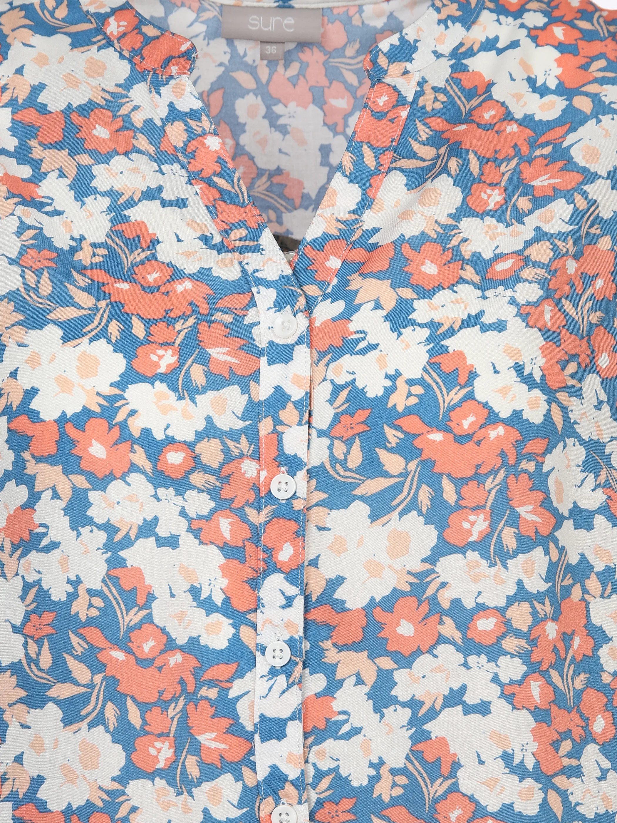 Sure Da-Bluse m. Druck Orange 890825 PAPAYA 3
