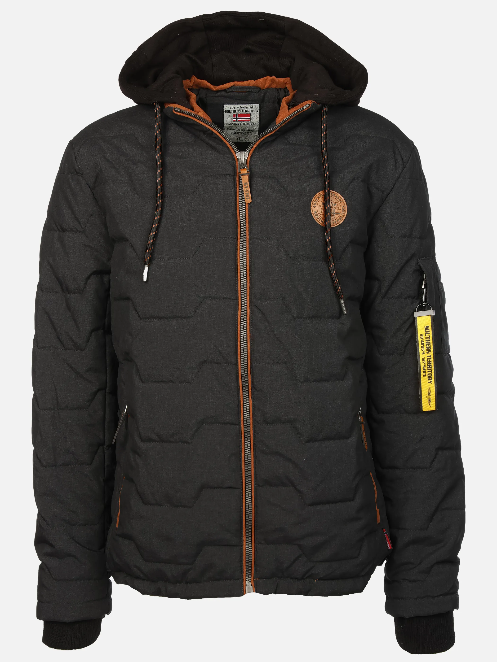 Southern Territory He. Steppjacke melange Grau 912700 9939 1