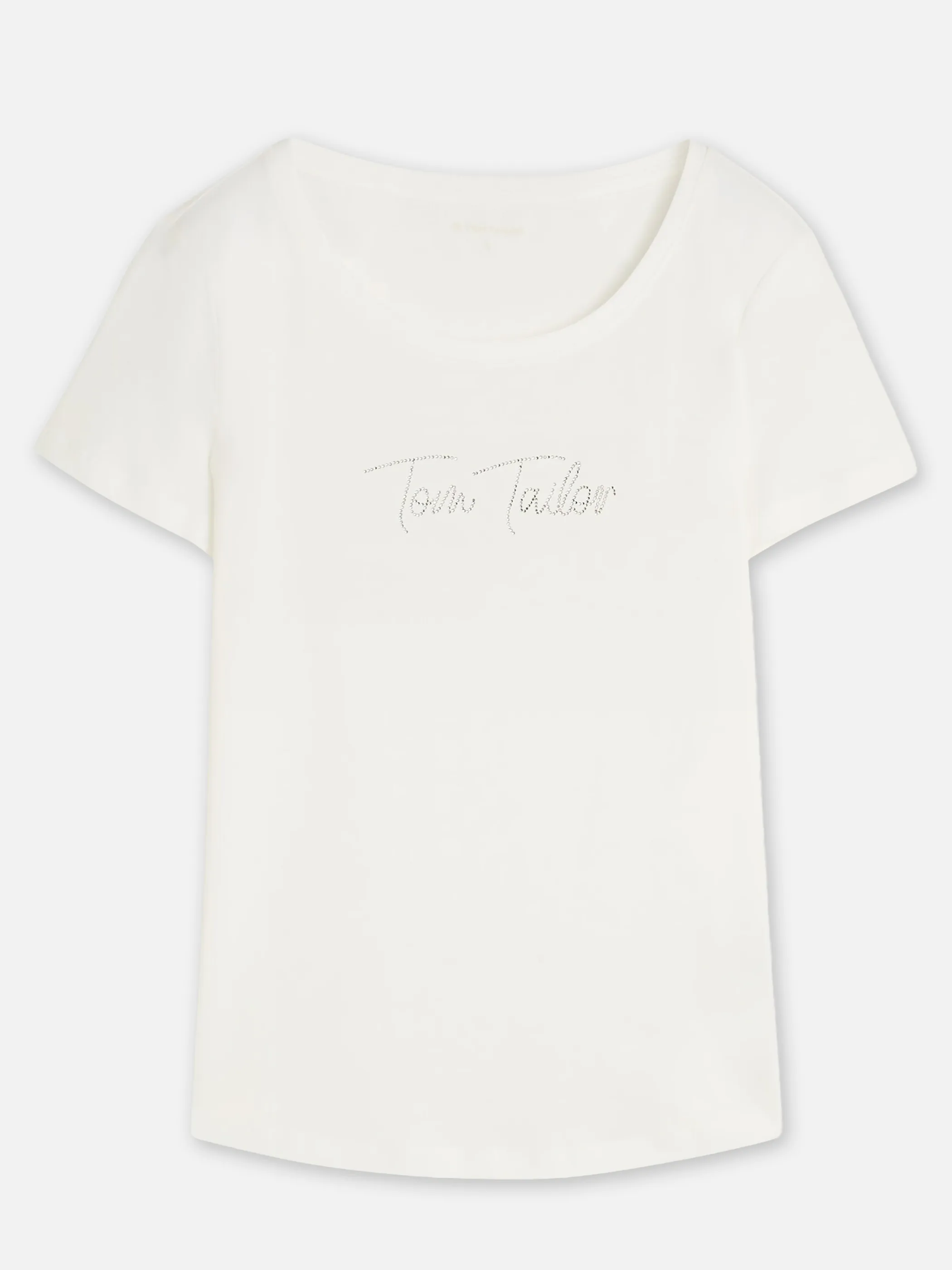 Tom Tailor 1051230 T-Shirt with logo print Weiß 926130 10315 3