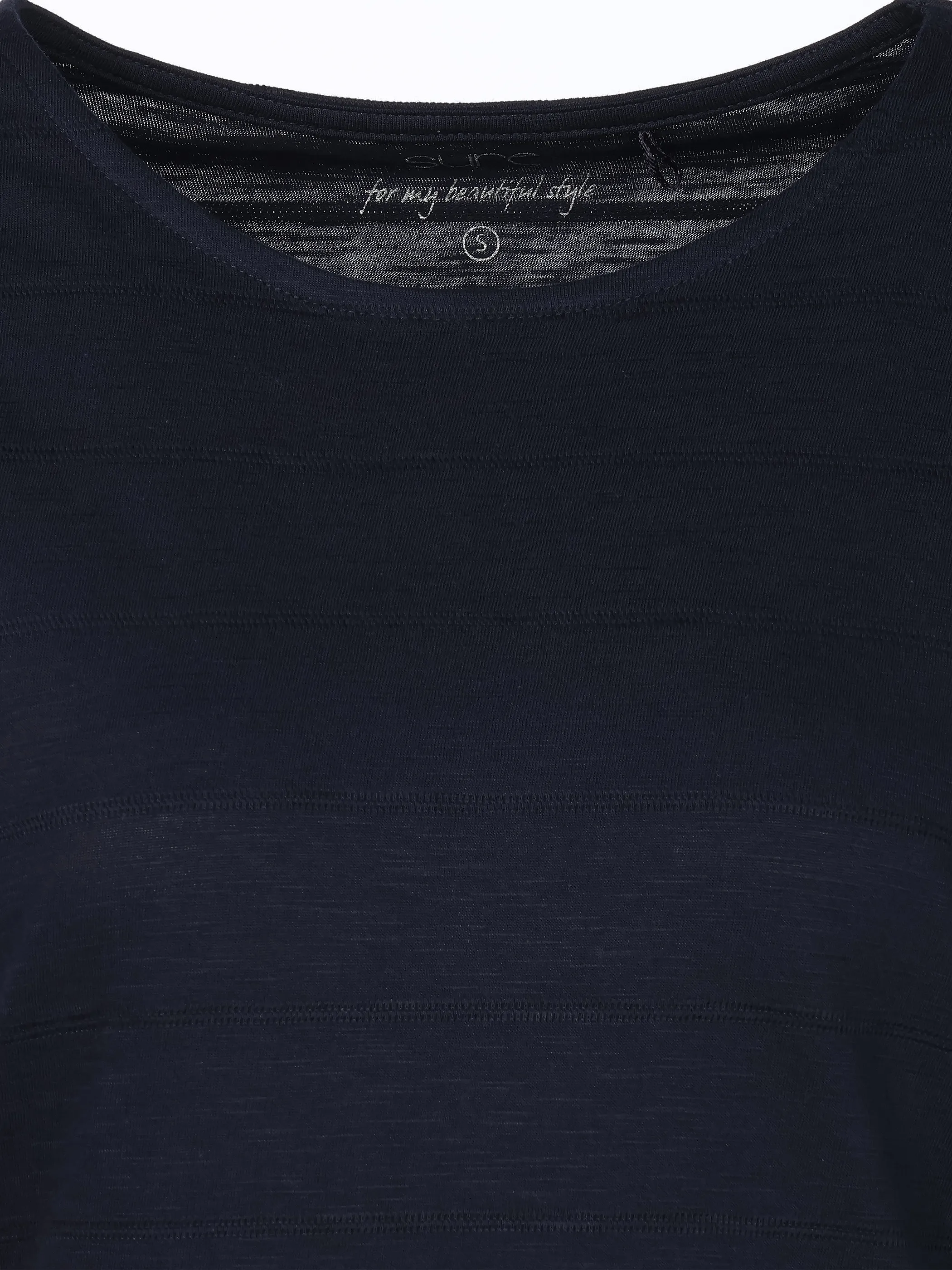 Sure Da-Struktur-T-Shirt Blau 922020 SAPHIRE 3