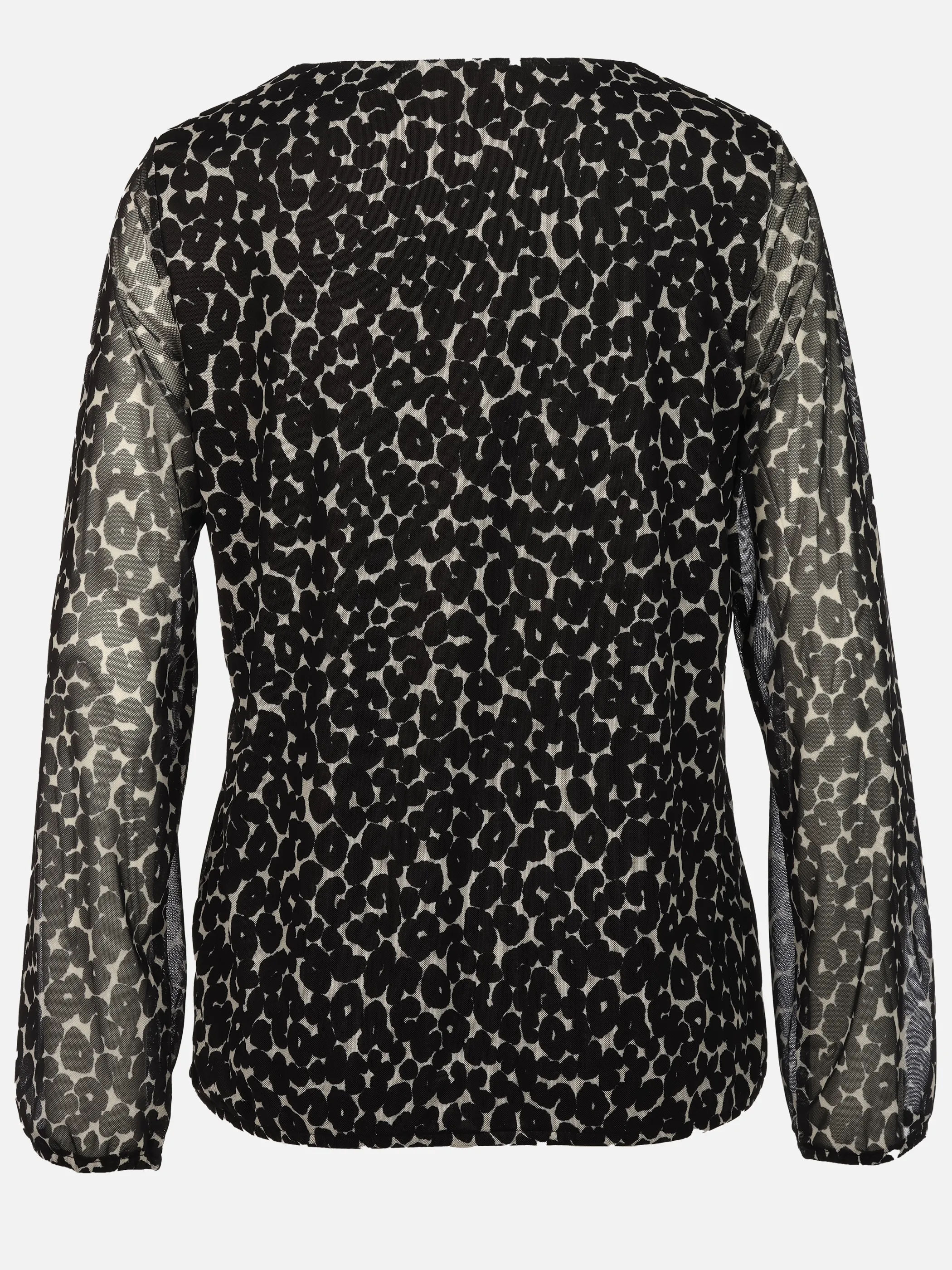 Lisa Tossa Da-Meshshirt m. Print Schwarz 921073 BEAUTY 2