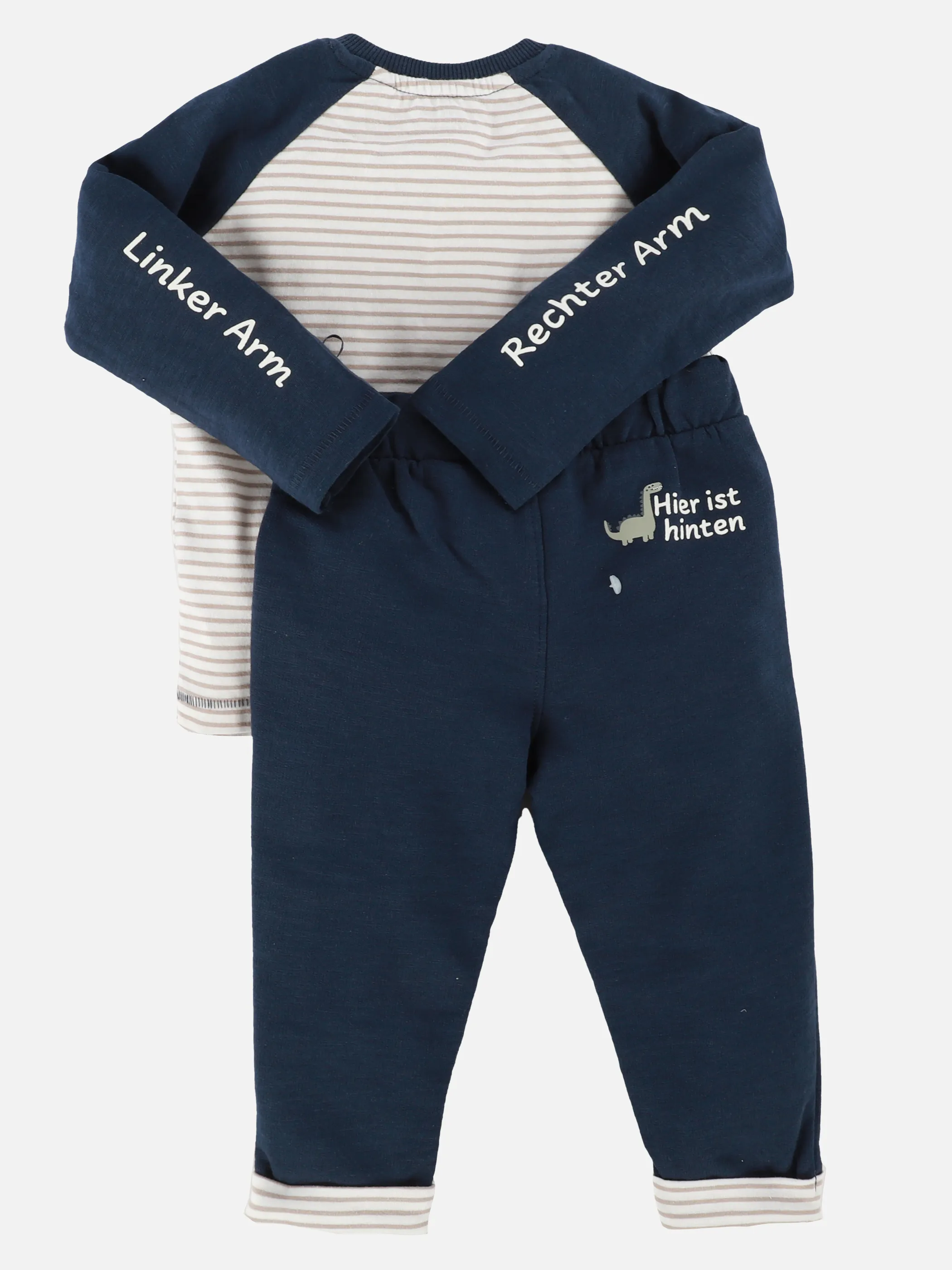 Bubble Gum BJ 2 pcs Set mit Dino Print in blau/weiß Blau 913514 BLAUWEIß 2 Bubble Gum BJ 2 pcs Set mit Dino Print in blau/weiß Blau 913514 BLAUWEIß 2