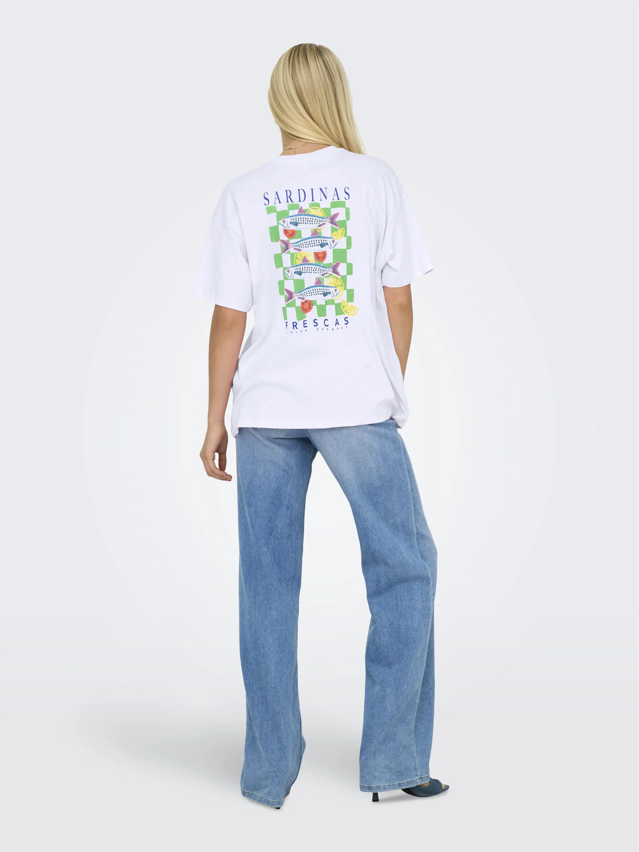 Only 15346761 ONLVIVVI LIFE S/S LOV Weiß 910195 190858102 2