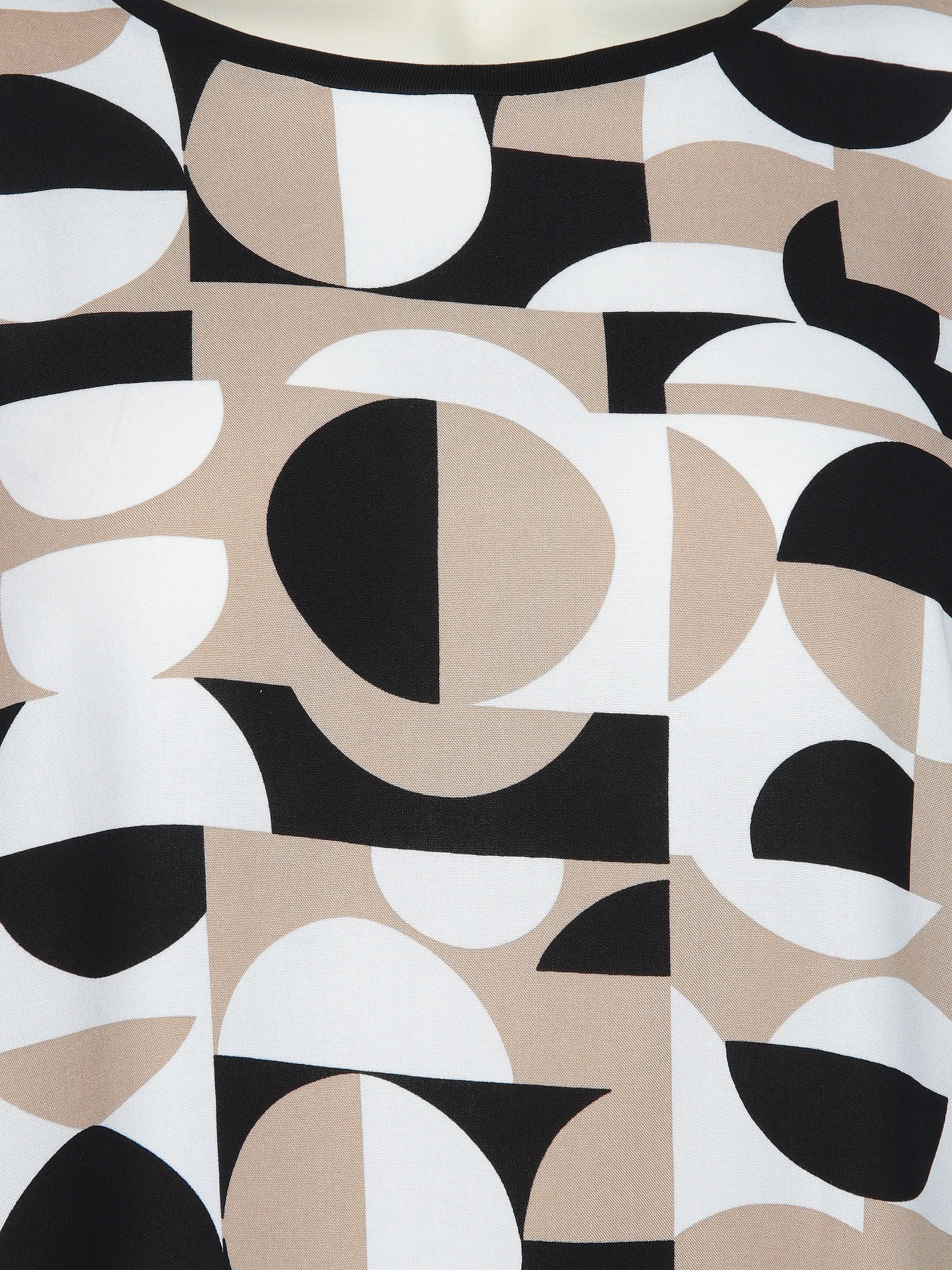 Sonja Blank Da-gr.Gr. Materialmix-Shirt Beige 908241 BEIGE 3 Sonja Blank Da-gr.Gr. Materialmix-Shirt Beige 908241 BEIGE 3