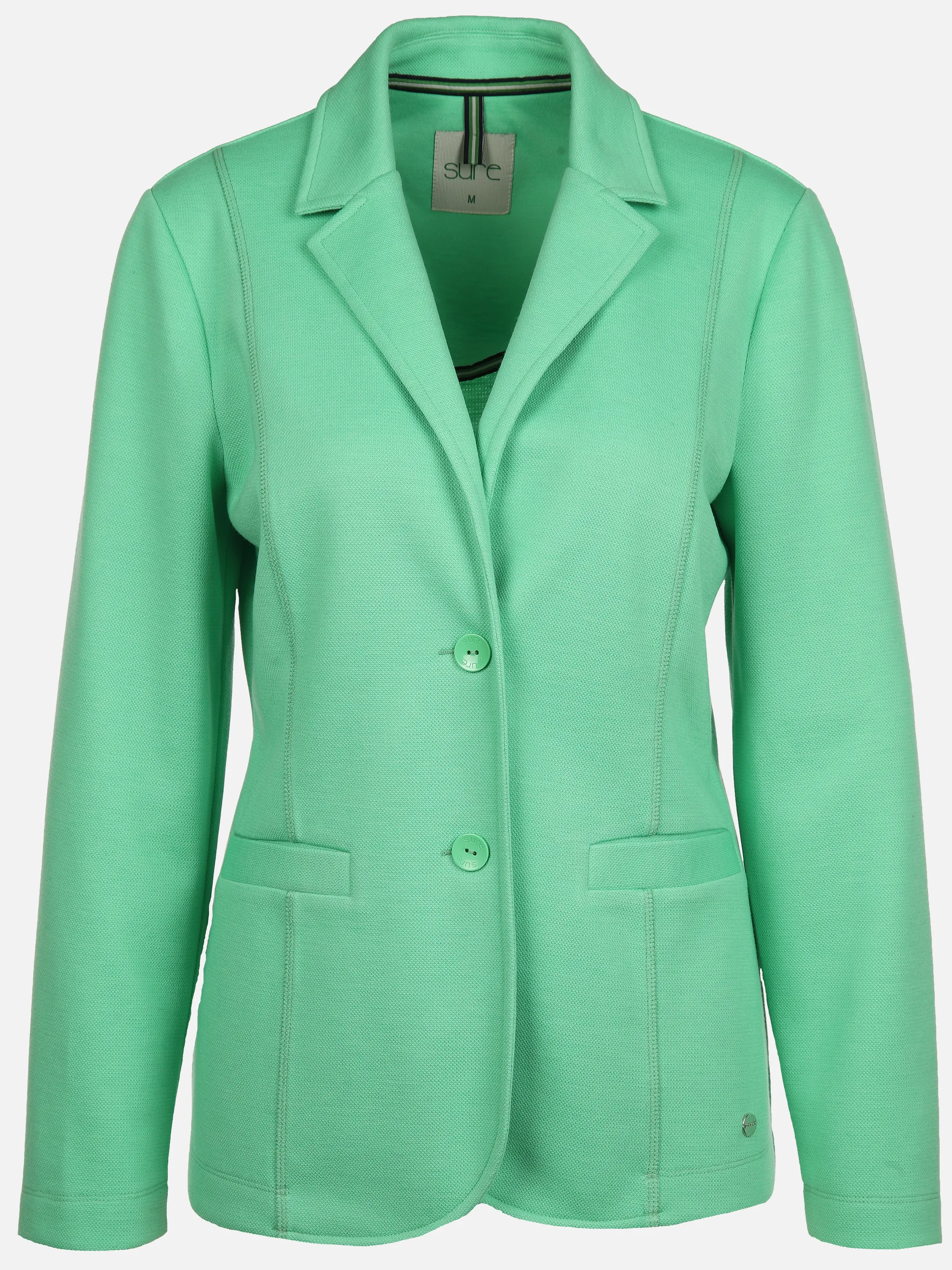Sure Da-Jersey-Blazer m.2 Knöpfen Grün 878389 IRISHGREEN 1 Sure Da-Jersey-Blazer m.2 Knöpfen Grün 878389 IRISHGREEN 1