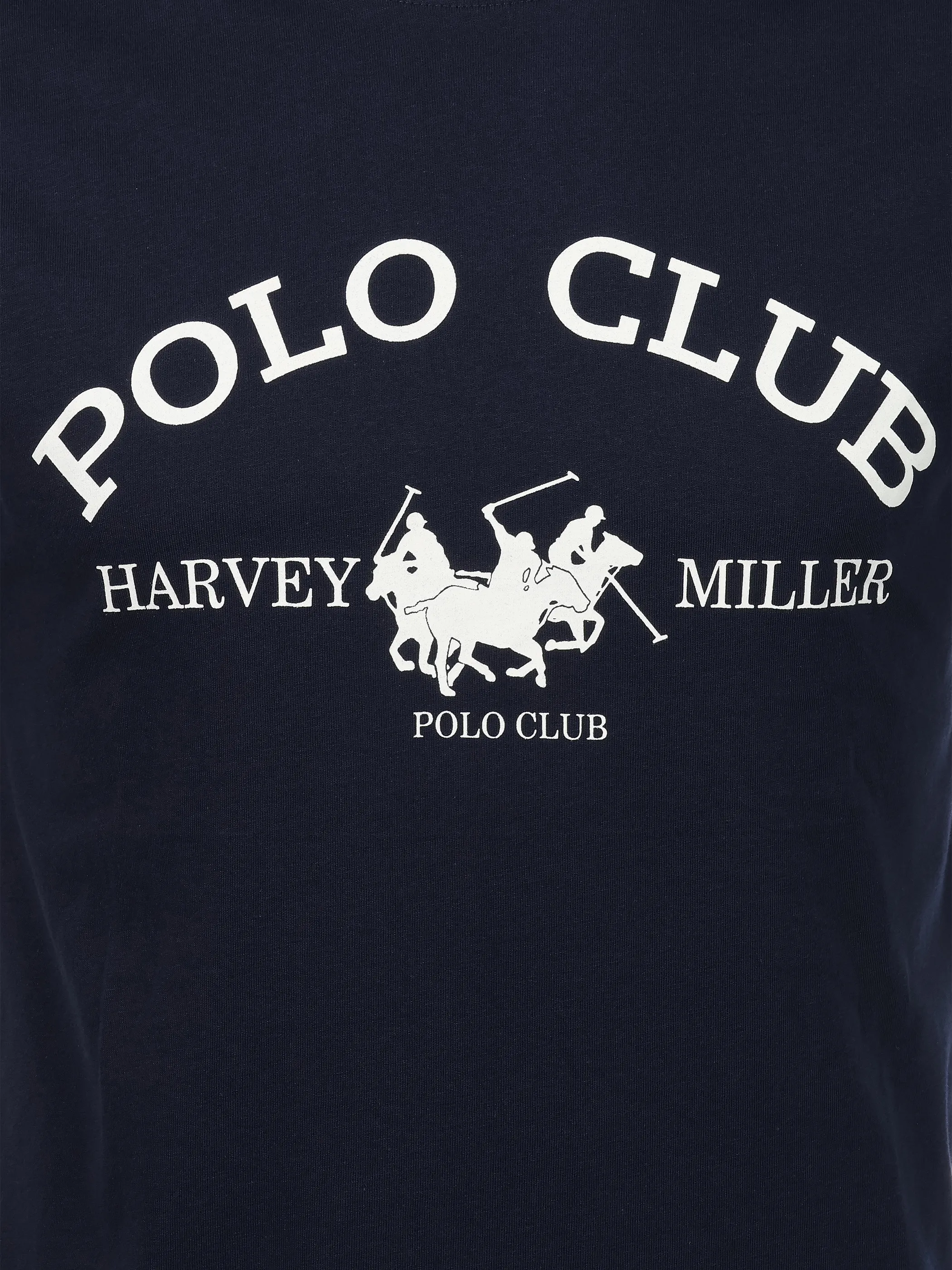 Harvey Miller He. T-Shirt 1/2 Arm Logo HRM44 Blau 926263 NAVY 3