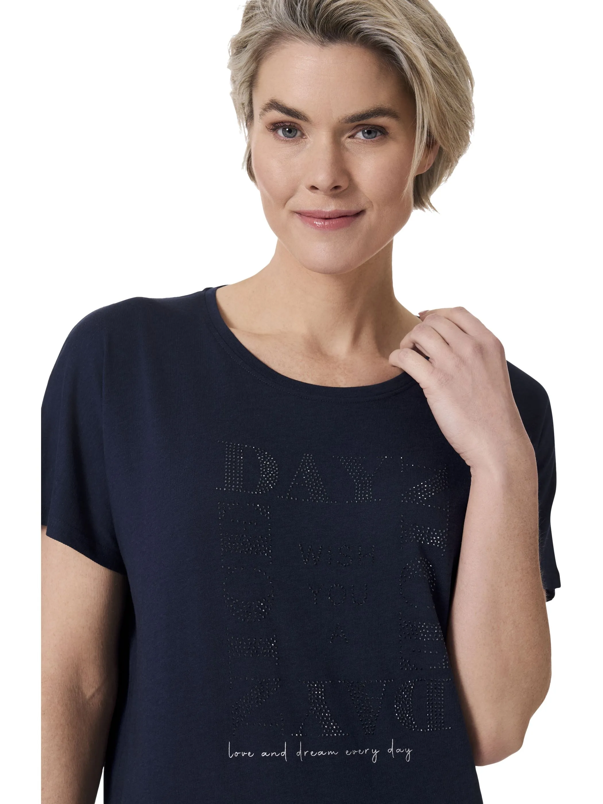 Stooker DOB 23130010004644 Da. T-Shirts / Marine 911341 4644 3
