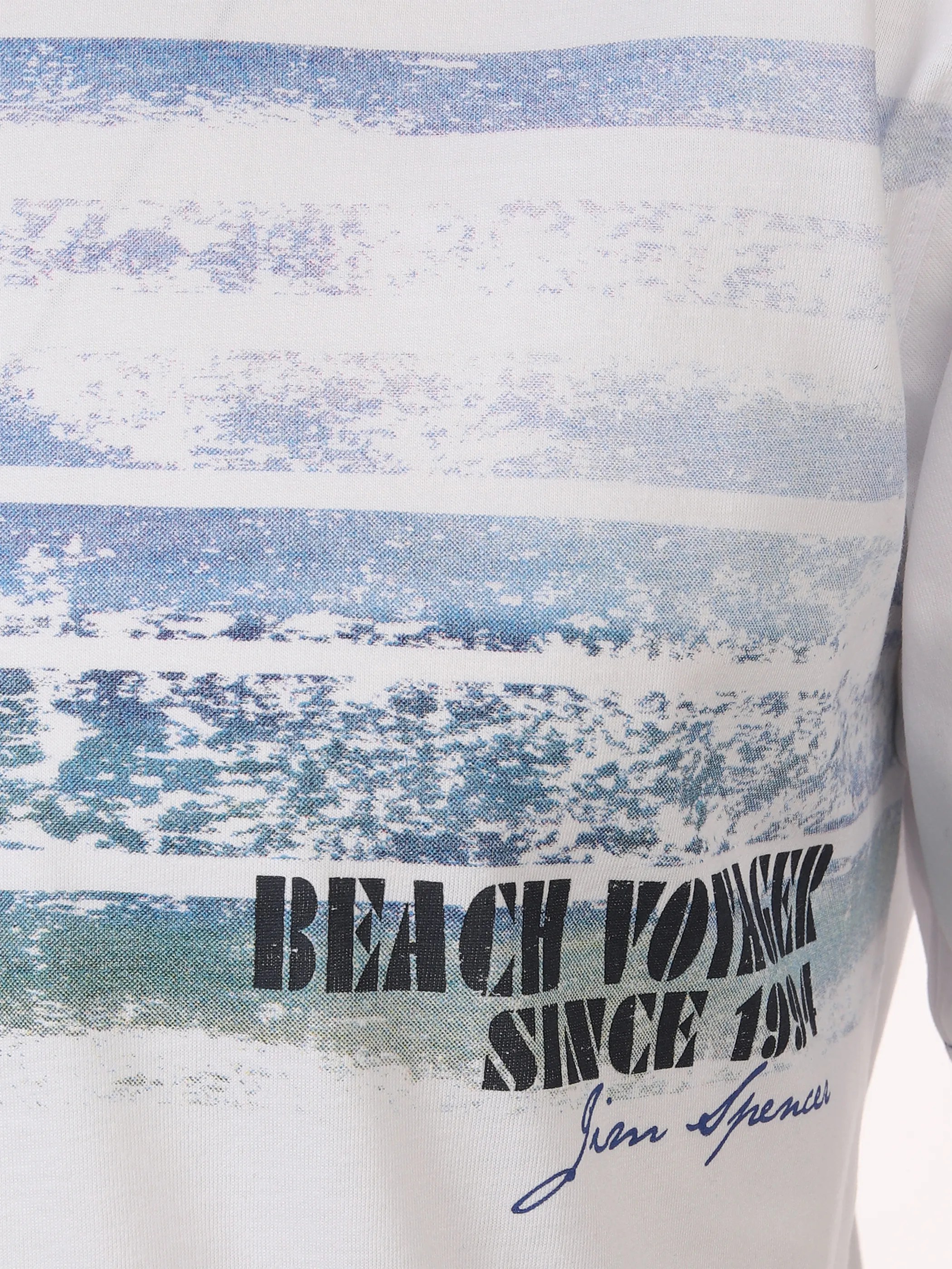 Jim Spencer He. T-Shirt 1/2 Arm Druck Weiß 876083 WEI 3 Jim Spencer He. T-Shirt 1/2 Arm Druck Weiß 876083 WEI 3