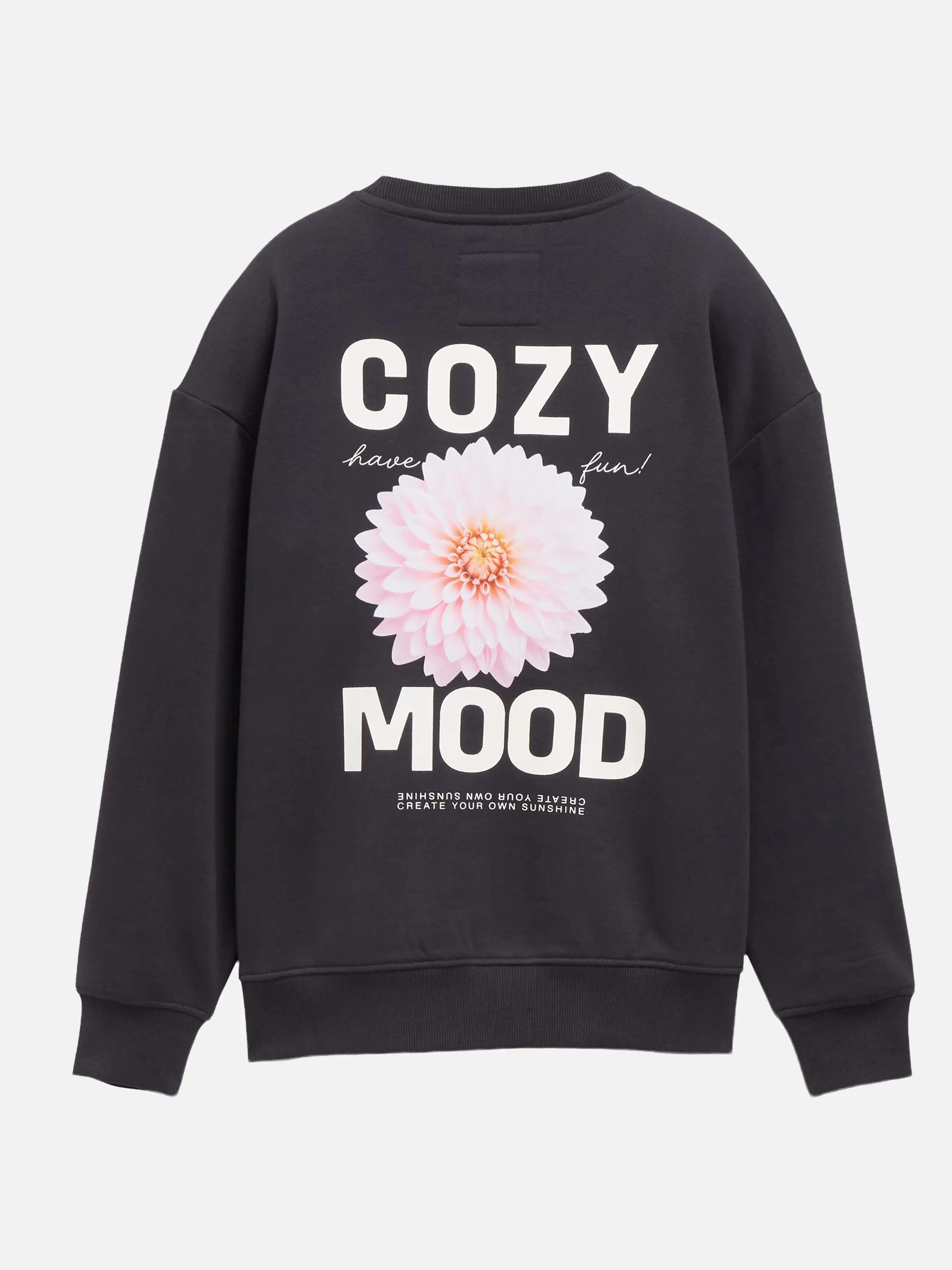 Tom Tailor 1052613 oversize printed sweatshirt Grau 934468 29476 2
