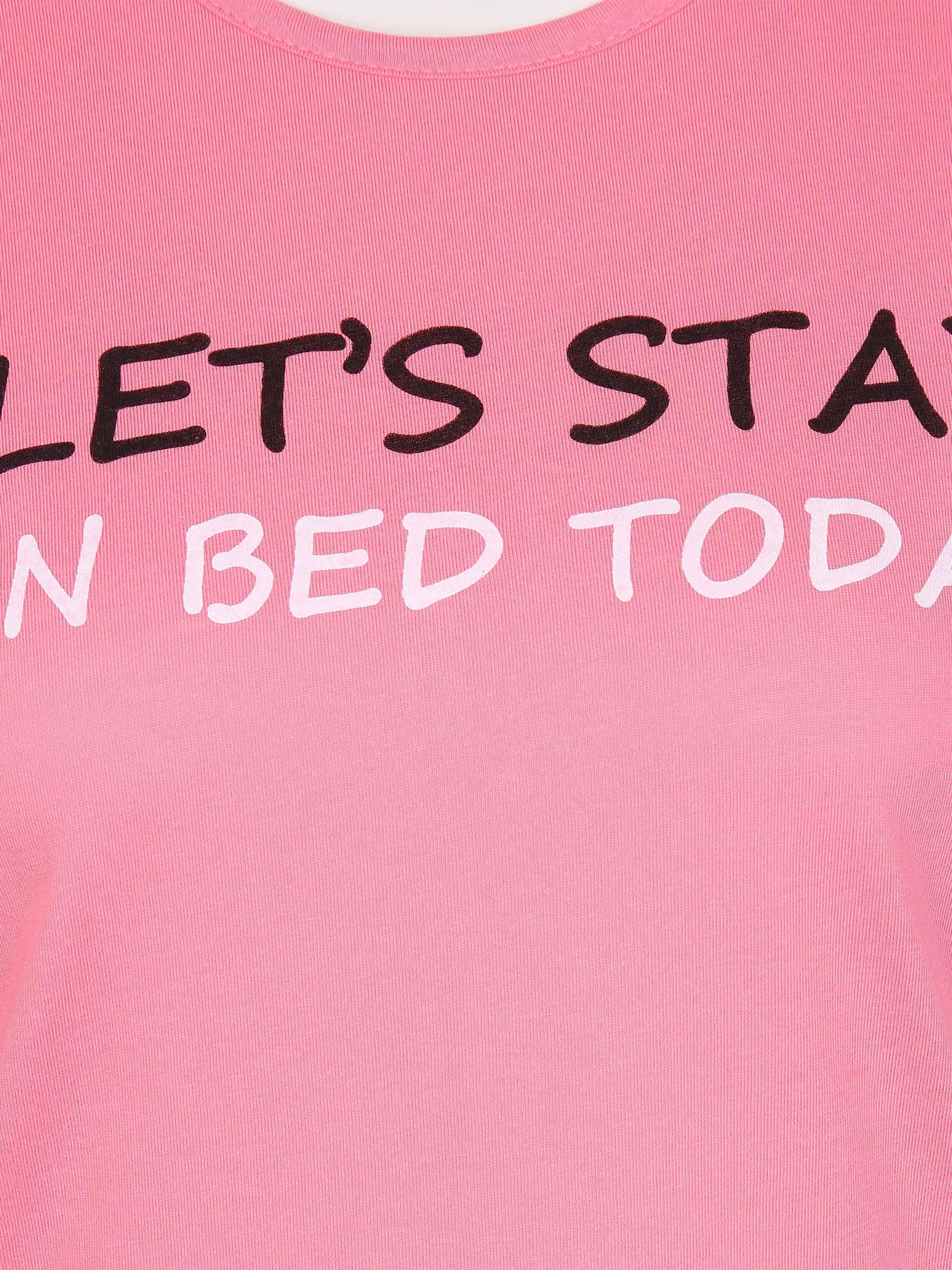 Sure Da Pyjama Set Shrt Stay Today Pink 850815 PINK/WEIß 3