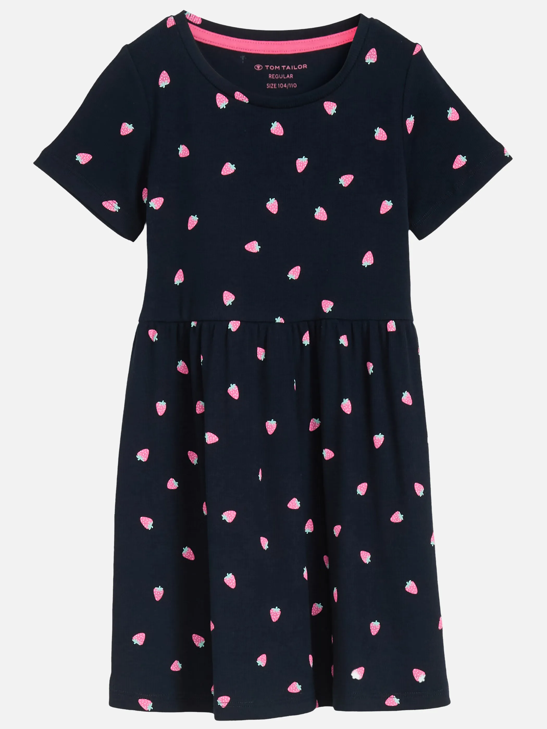 Tom Tailor 1049948 all over printed rib dress Rot 927863 39675 1