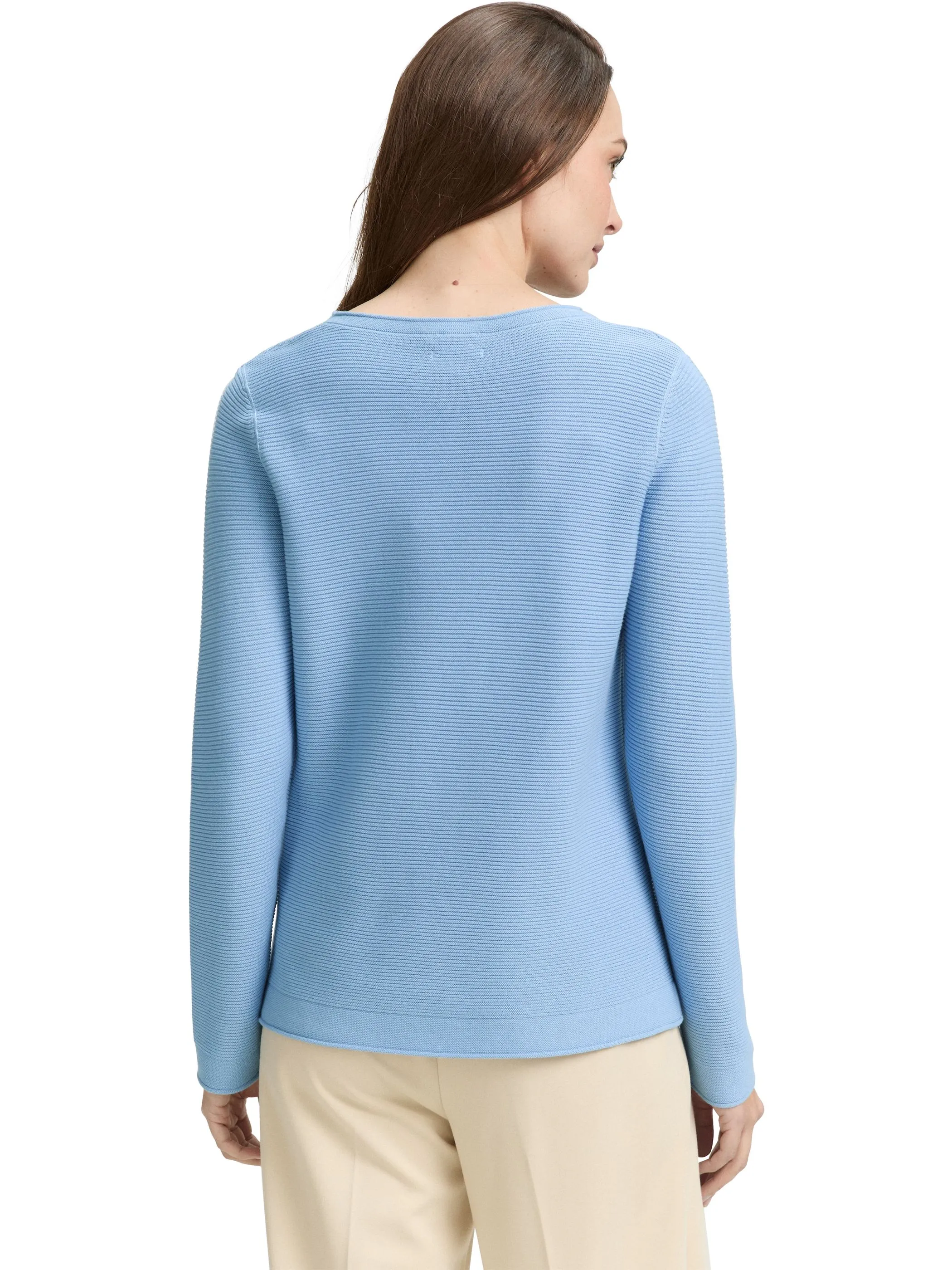 Tom Tailor 1016350 NOS sweater new ottoma Blau 827729 34587 2