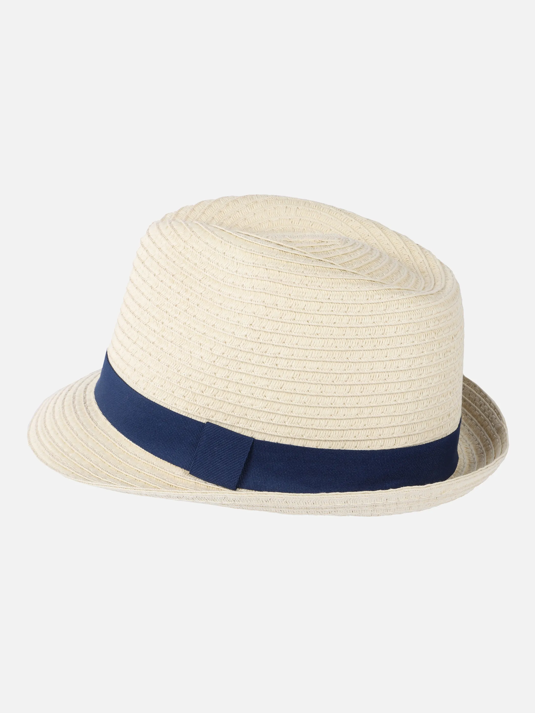 Sure Da-Trilby-Style-Hut m. Band Braun 864261 STRAW/NAVY 2
