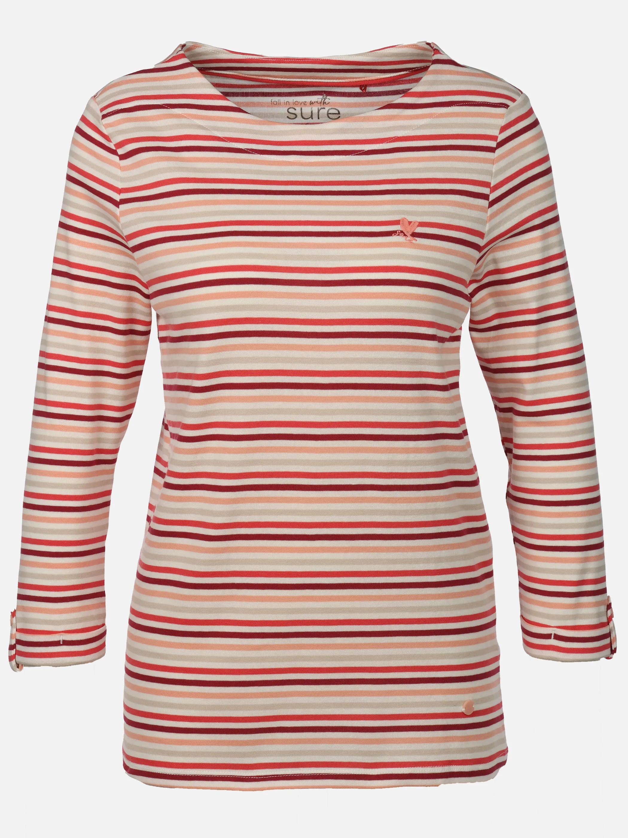 Sure Da-Streifen-Shirt Rosa 920607 HUMMER 1