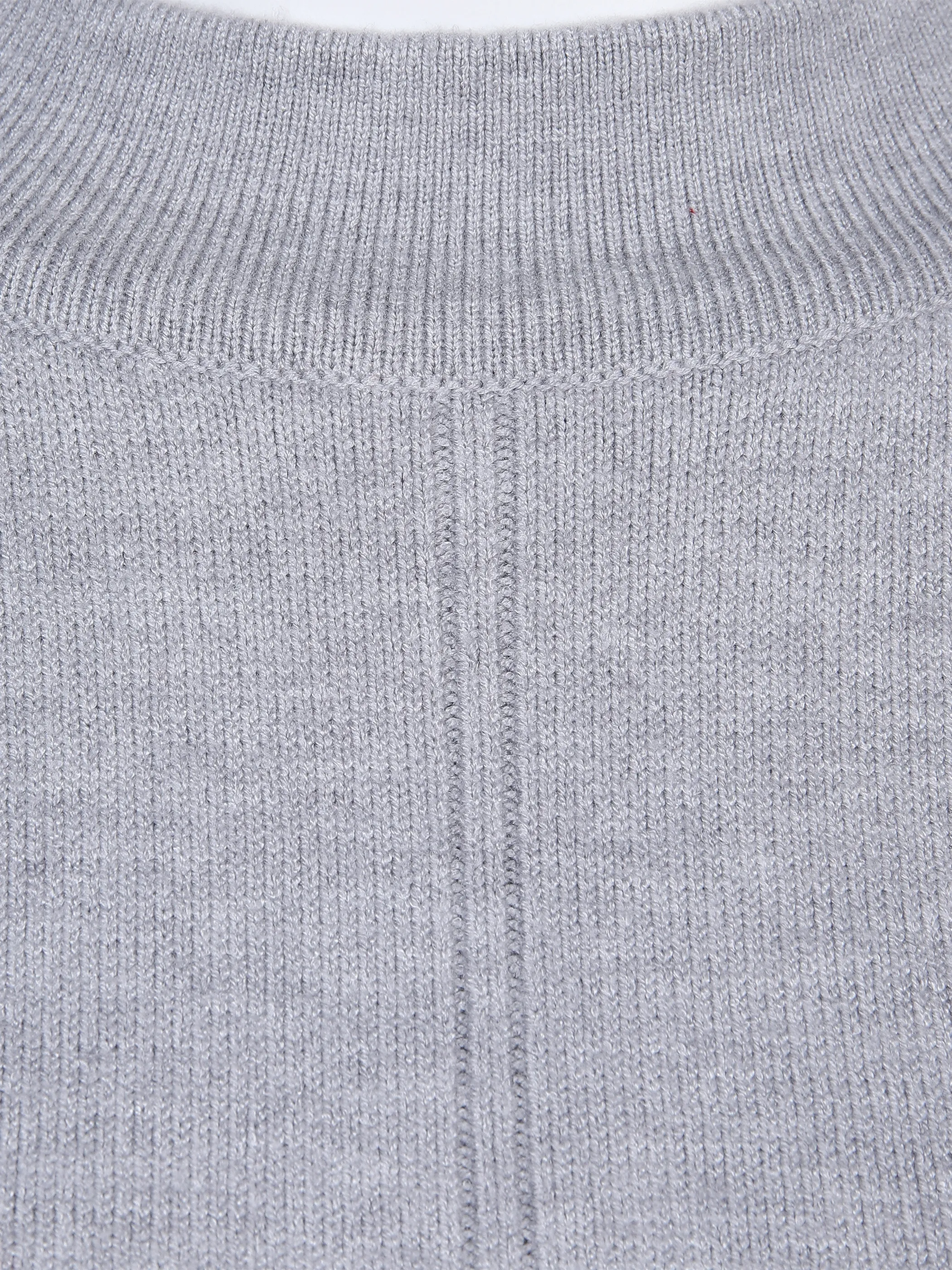 Lisa Tossa Da-Stehkragenpullover m.Tasche Grau 868547 GRAU MEL. 3