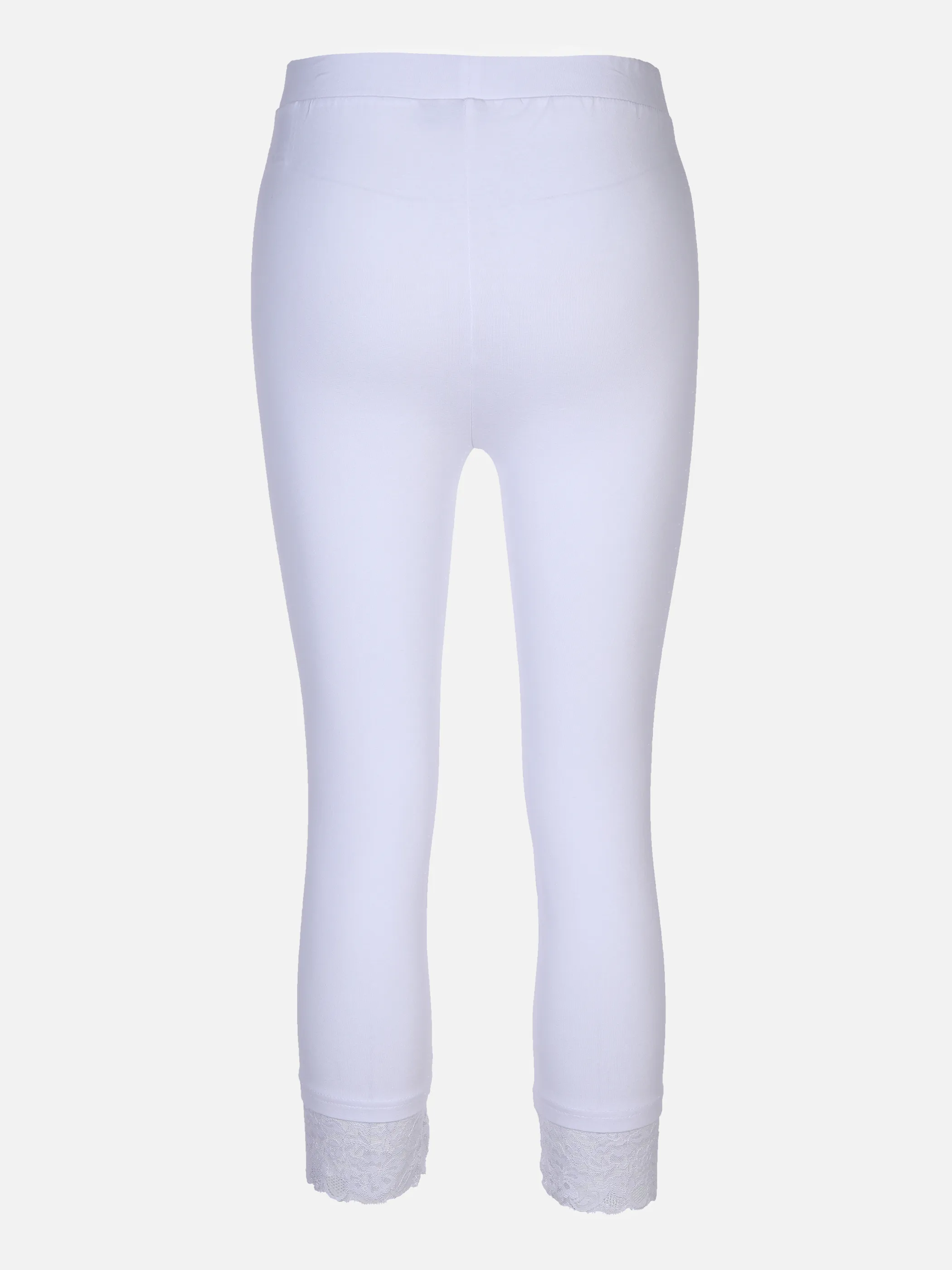 Sure Da-Capri-Leggings m. Spitze Weiß 865590 WEIß 2